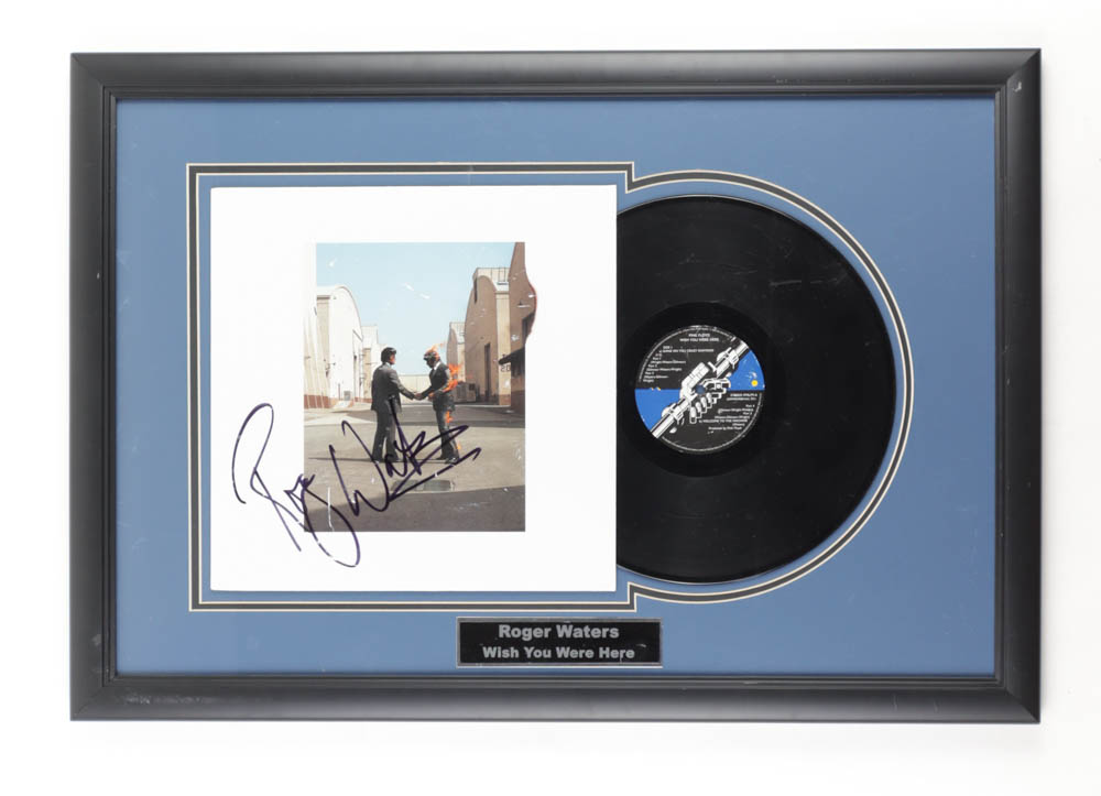 Roger Waters Signed "Wish You Were Here" Custom Framed Vinyl Record Album Display (JSA) at PristineAuction.com Roger Waters Signed "Wish You Were Here" Custom Framed Vinyl Record Album Display (JSA) at PristineAuction.com
