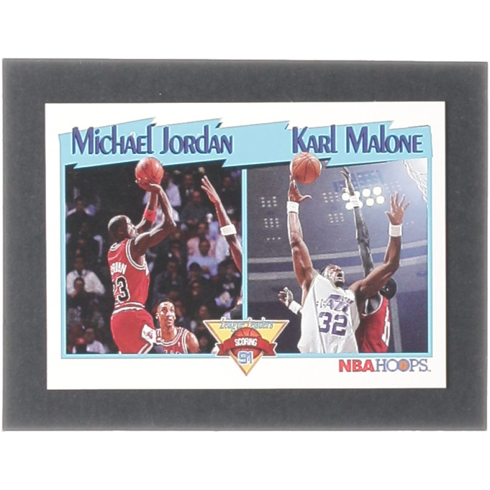 michael jordan karl malone card