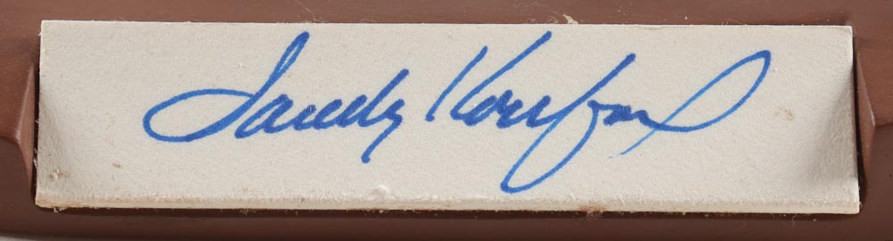 Sandy Koufax Signed LE 1990 Salvino Sports Legends Figurine (Salvino) at PristineAuction.com Sandy Koufax Signed LE 1990 Salvino Sports Legends Figurine (Salvino) at PristineAuction.com