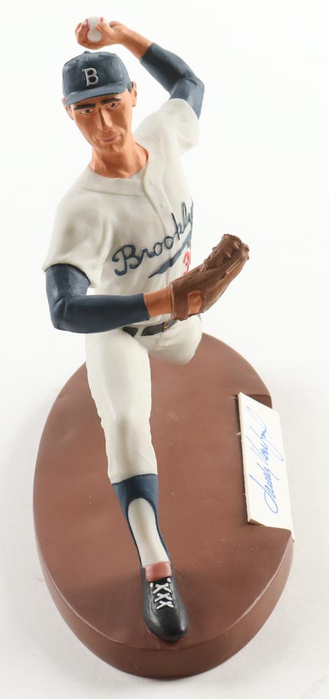 Sandy Koufax Signed LE 1990 Salvino Sports Legends Figurine (Salvino) at PristineAuction.com Sandy Koufax Signed LE 1990 Salvino Sports Legends Figurine (Salvino) at PristineAuction.com