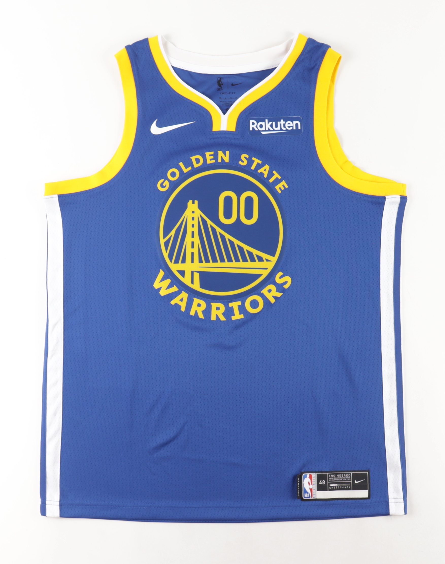 Jonathan Kuminga Signed Warriors Jersey Inscribed "22 WCF Champ ...