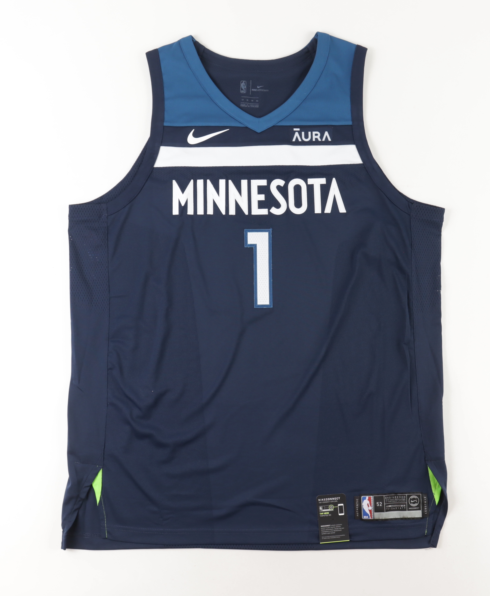 Anthony Edwards Signed Timberwolves Jersey (Fanatics) at PristineAuction.com Anthony Edwards Signed Timberwolves Jersey (Fanatics) at PristineAuction.com