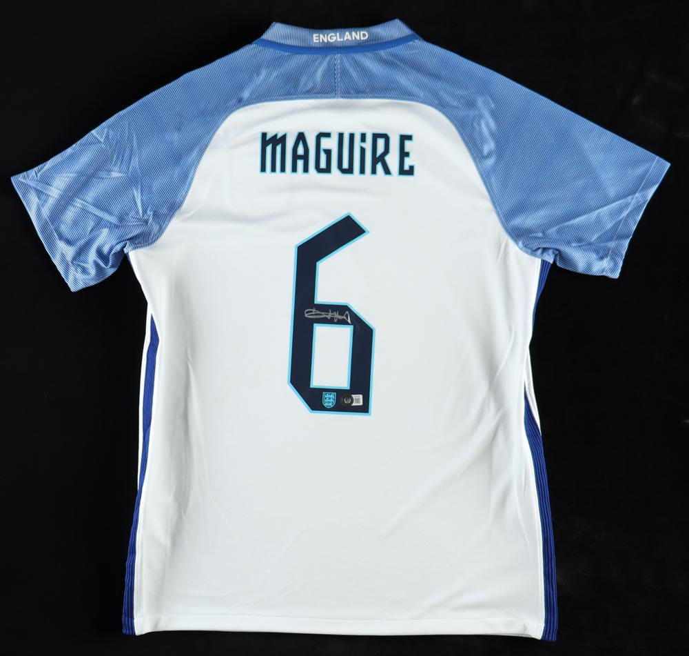 Harry Maguire Signed Jersey (Beckett) at PristineAuction.com Harry Maguire Signed Jersey (Beckett) at PristineAuction.com