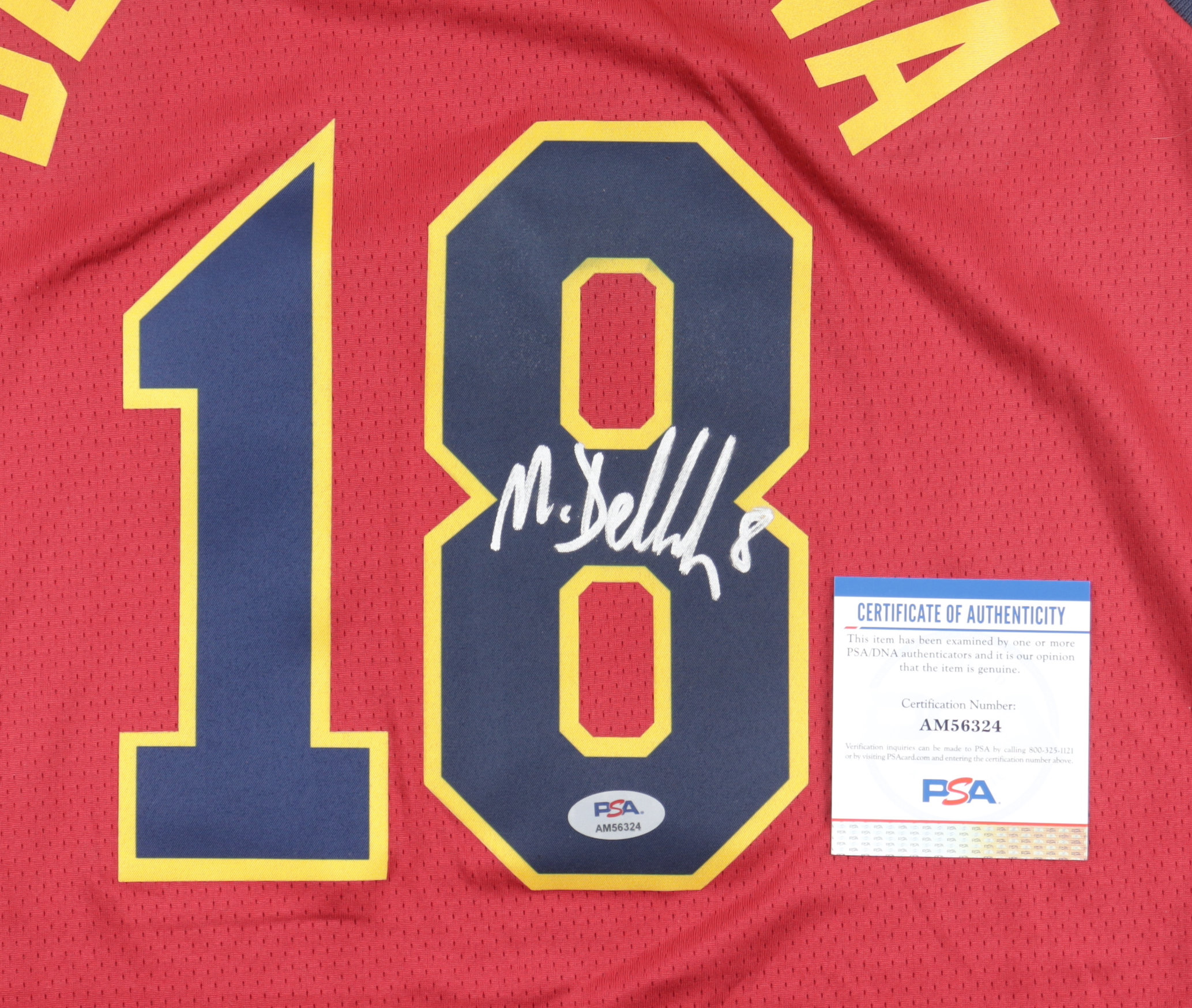 Matthew Dellavedova Signed Jersey (PSA) at PristineAuction.com Matthew Dellavedova Signed Jersey (PSA) at PristineAuction.com