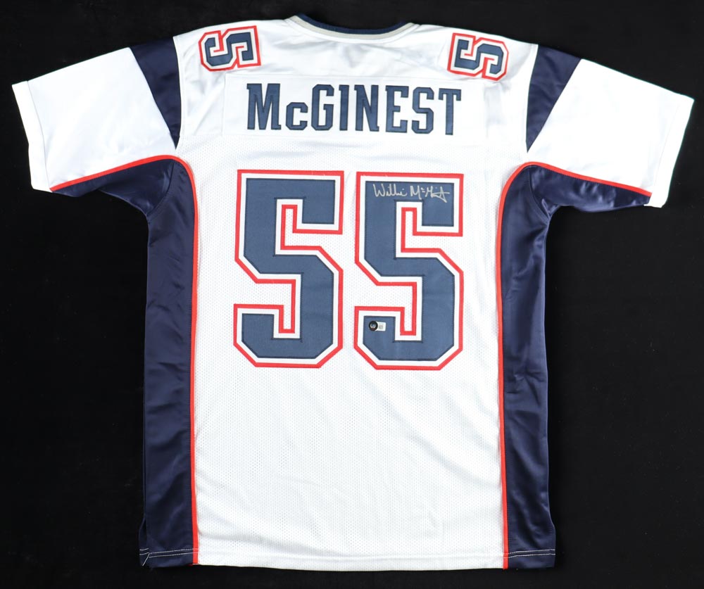 Willie McGinest Signed Jersey (Beckett) at PristineAuction.com Willie McGinest Signed Jersey (Beckett) at PristineAuction.com