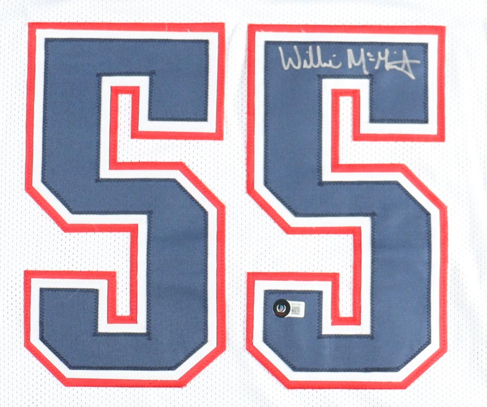 Willie McGinest Signed Jersey (Beckett) at PristineAuction.com Willie McGinest Signed Jersey (Beckett) at PristineAuction.com