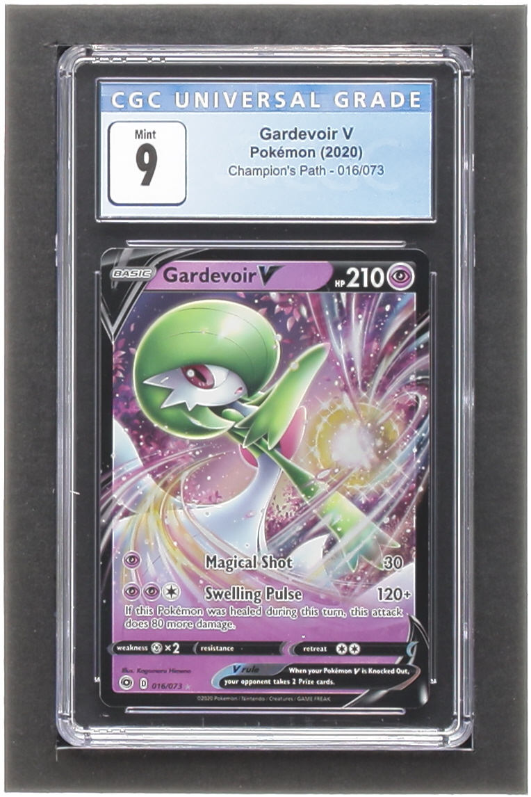 Gardevoir V 2020 Pokemon Sword and Shield Champion's Path #16 (CGC 9) at PristineAuction.com Gardevoir V 2020 Pokemon Sword and Shield Champion's Path #16 (CGC 9) at PristineAuction.com