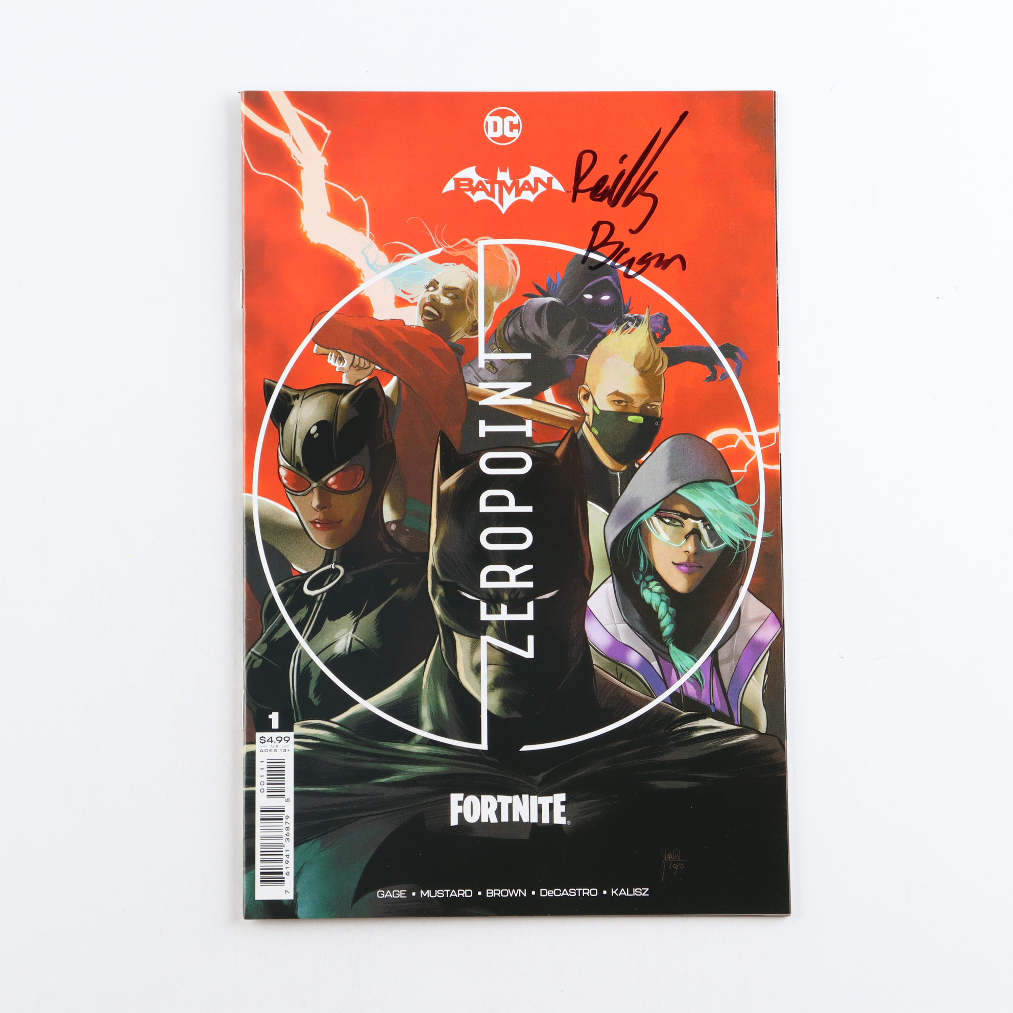 Reilly Brown Signed 2021 "Batman Fortnite Zero Point" Issue #1 DC Comic ...