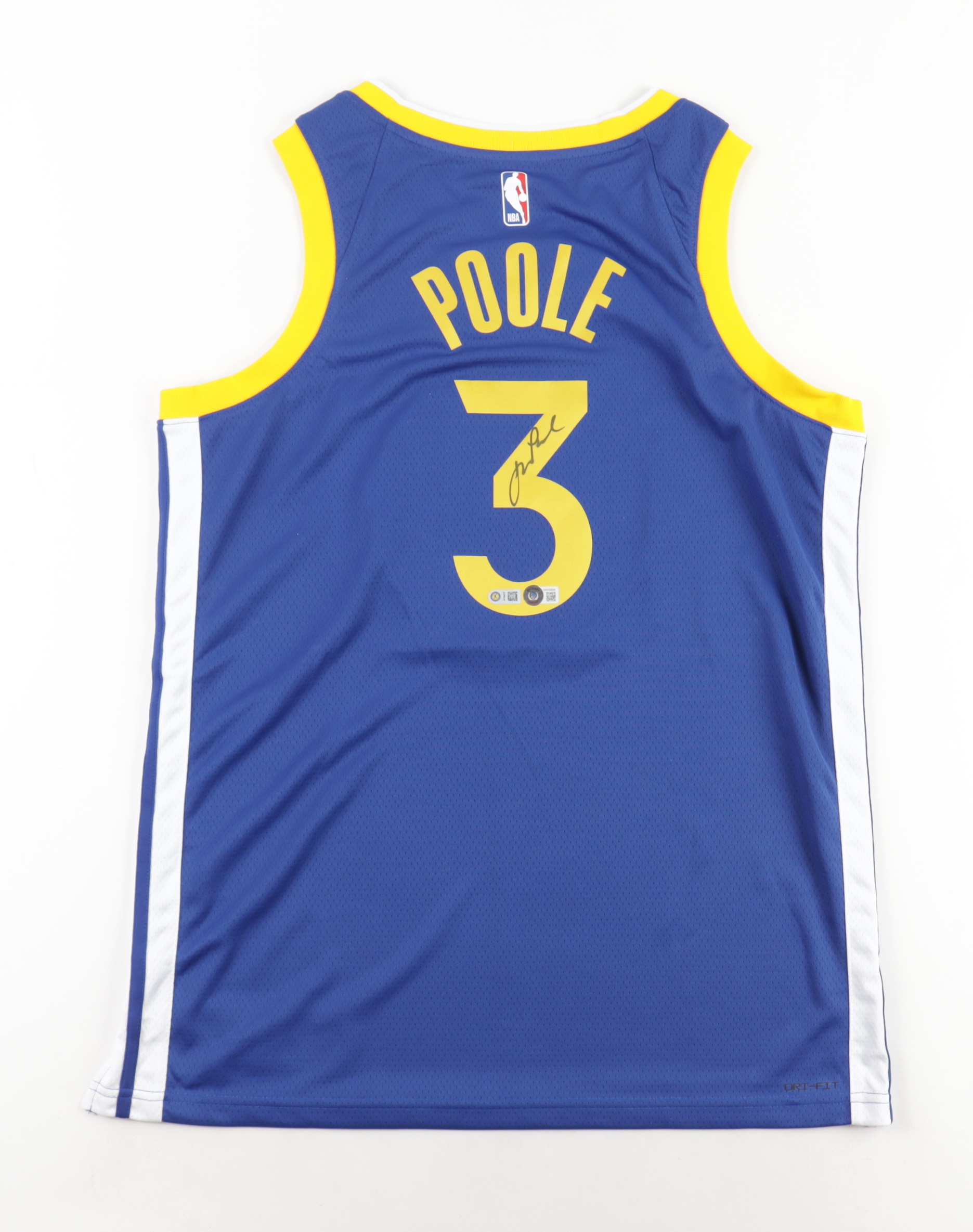Jordan Poole Signed Warriors Jersey (Beckett & Poole) at PristineAuction.com Jordan Poole Signed Warriors Jersey (Beckett & Poole) at PristineAuction.com