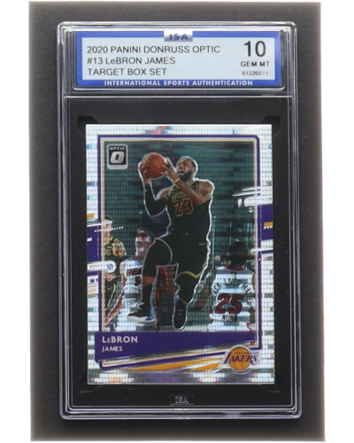 LeBron James 2020-21 Donruss Optic Target Box Set #13 (ISA 10) at PristineAuction.com LeBron James 2020-21 Donruss Optic Target Box Set #13 (ISA 10) at PristineAuction.com
