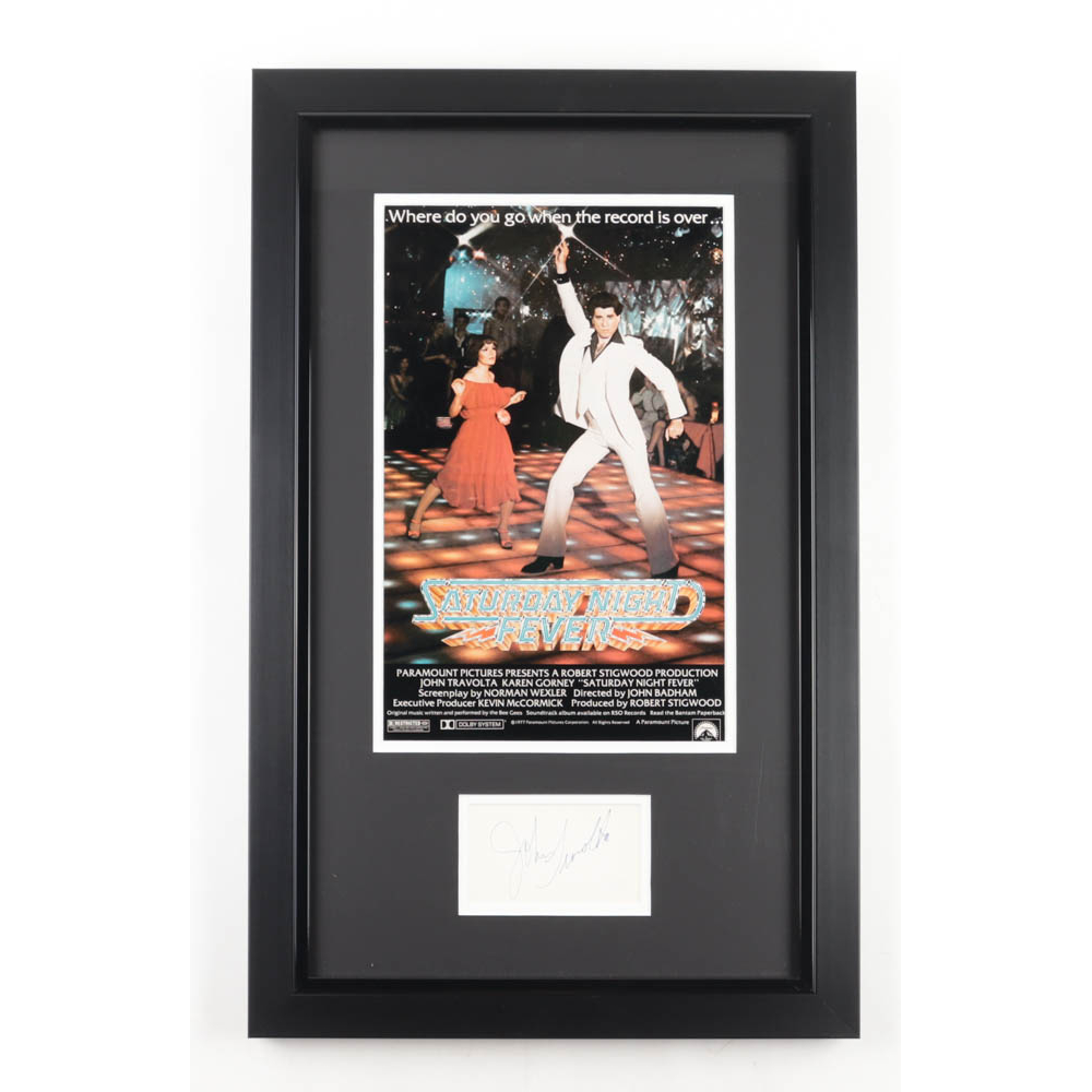 JOHN TRAVOLTA signed autographed photo dance fever COA Hologram main image 1