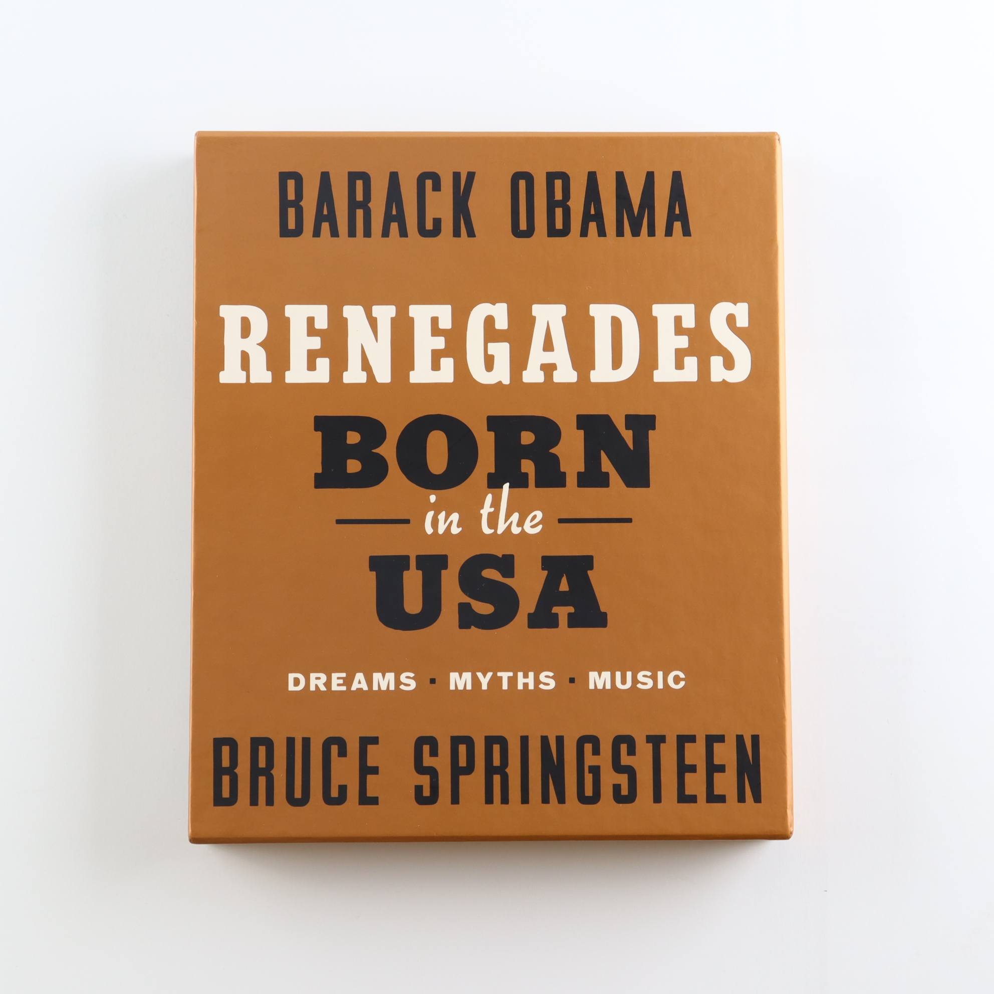 Bruce Springsteen & Barack Obama Signed "Renegades: Born In The USA" Hardcover Book (Crown Publishing) at PristineAuction.com Bruce Springsteen & Barack Obama Signed "Renegades: Born In The USA" Hardcover Book (Crown Publishing) at PristineAuction.com