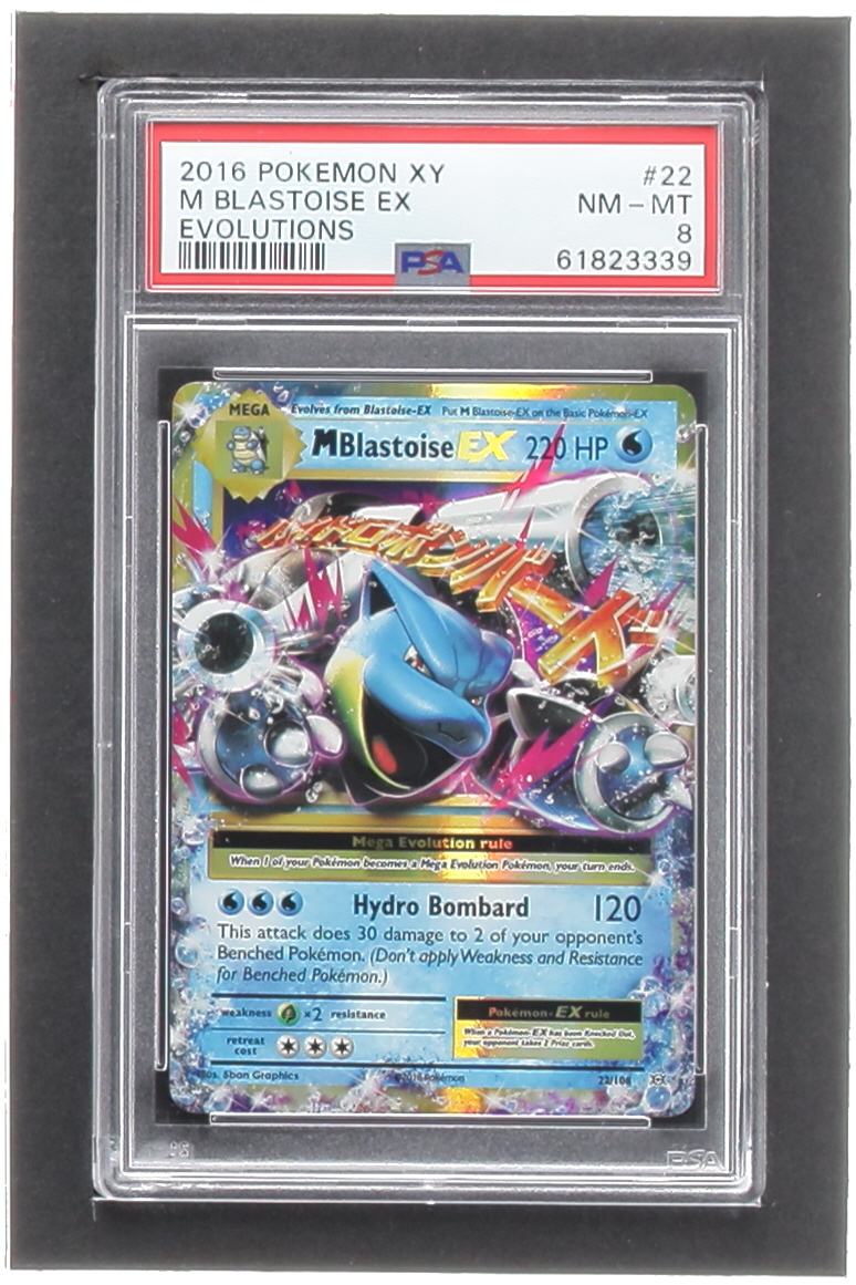 M Blastoise EX Pokemon 2016 Evolutions #22 (PSA 8) at PristineAuction.com M Blastoise EX Pokemon 2016 Evolutions #22 (PSA 8) at PristineAuction.com