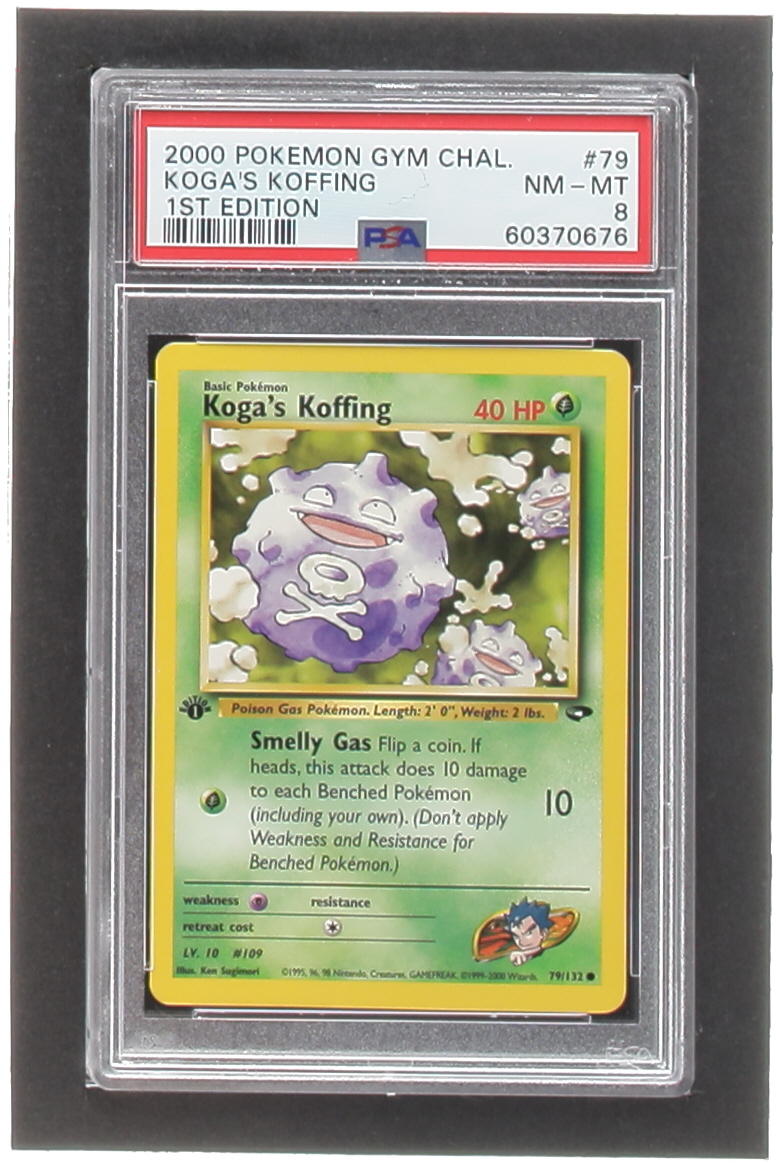 Koga's Koffing Pokemon 2000 Gym Challenge #79 (PSA 8) at PristineAuction.com Koga's Koffing Pokemon 2000 Gym Challenge #79 (PSA 8) at PristineAuction.com