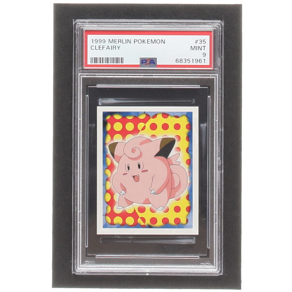 Clefairy 1999 Merlin Pokemon Album Stickers #35 (PSA 9) | Pristine Auction