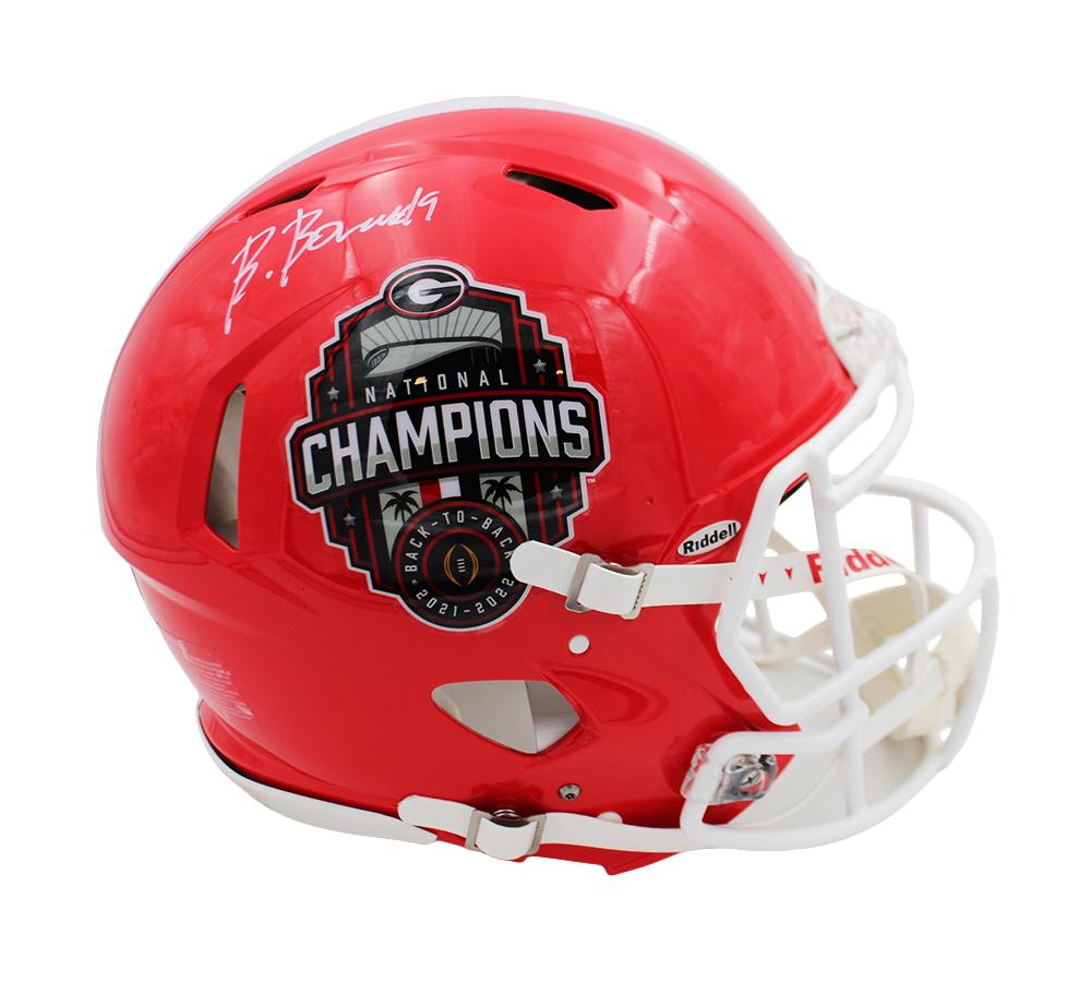 Brock Bowers Signed Georgia Bulldogs Speed Authentic 2022 National Champion Edition NCAA Helmet at PristineAuction.com Brock Bowers Signed Georgia Bulldogs Speed Authentic 2022 National Champion Edition NCAA Helmet at PristineAuction.com