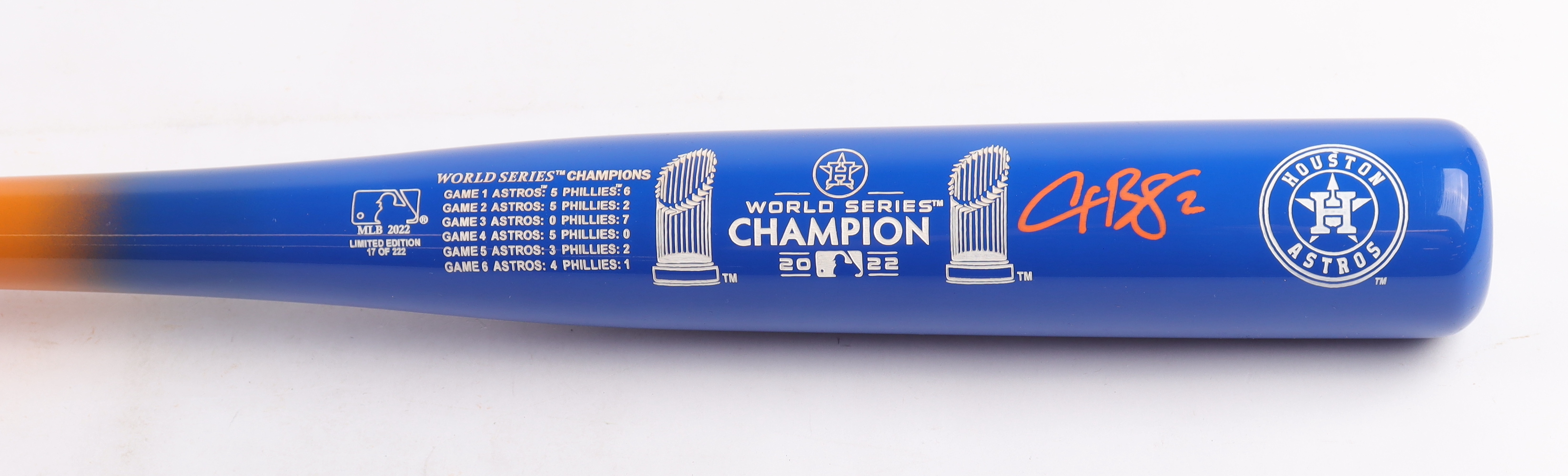 Alex Bregman Signed LE World Series Extremum Baseball Bat (Beckett) at PristineAuction.com Alex Bregman Signed LE World Series Extremum Baseball Bat (Beckett) at PristineAuction.com