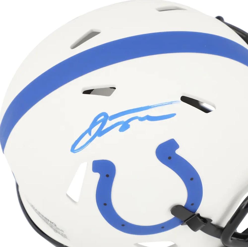 Jonathan Taylor Signed Colts Lunar Eclipse Speed Mini Helmet (Fanatics) at PristineAuction.com Jonathan Taylor Signed Colts Lunar Eclipse Speed Mini Helmet (Fanatics) at PristineAuction.com