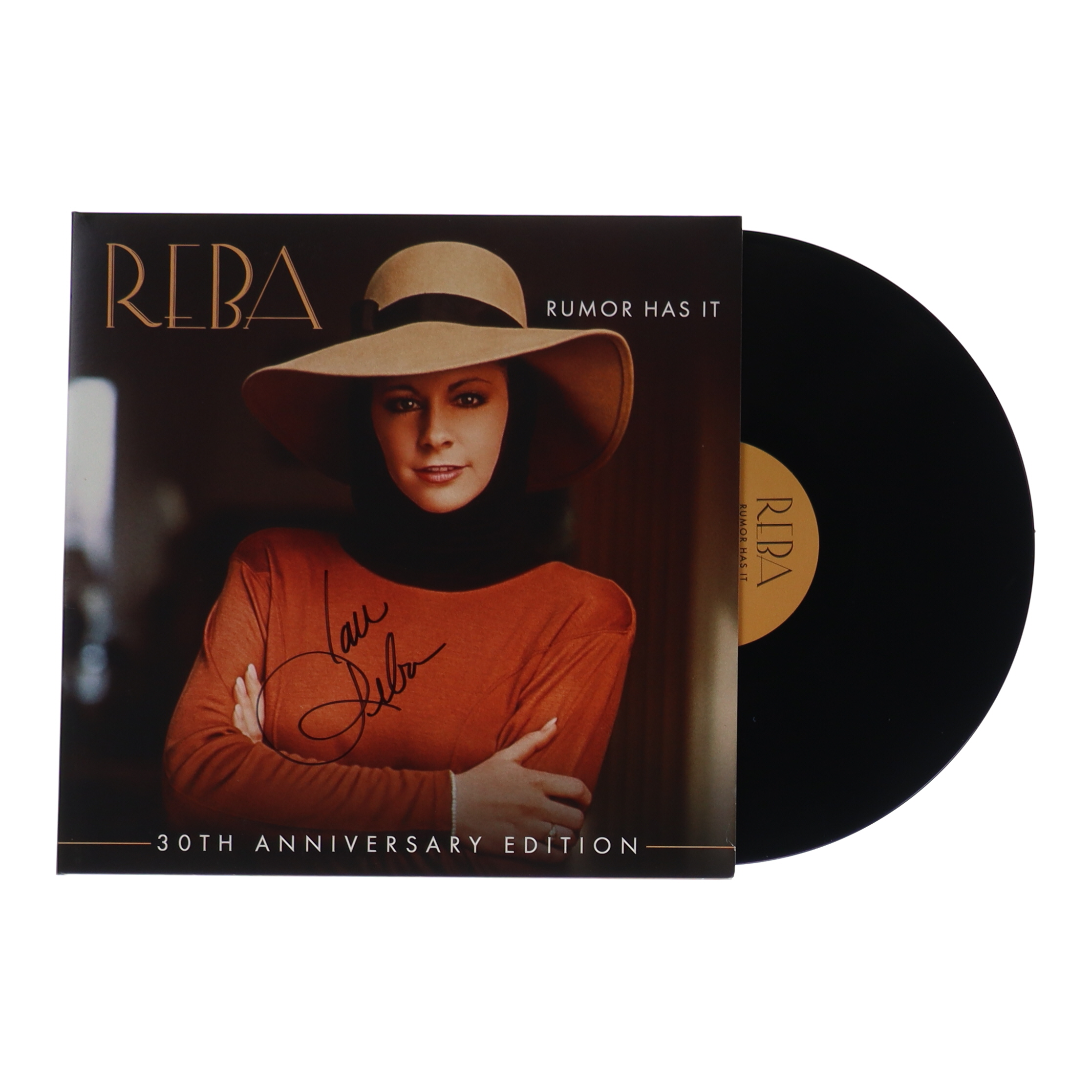 Reba McEntire Signed "Rumor Has It" Vinyl Record Album Inscribed "Love" (JSA) at PristineAuction.com Reba McEntire Signed "Rumor Has It" Vinyl Record Album Inscribed "Love" (JSA) at PristineAuction.com