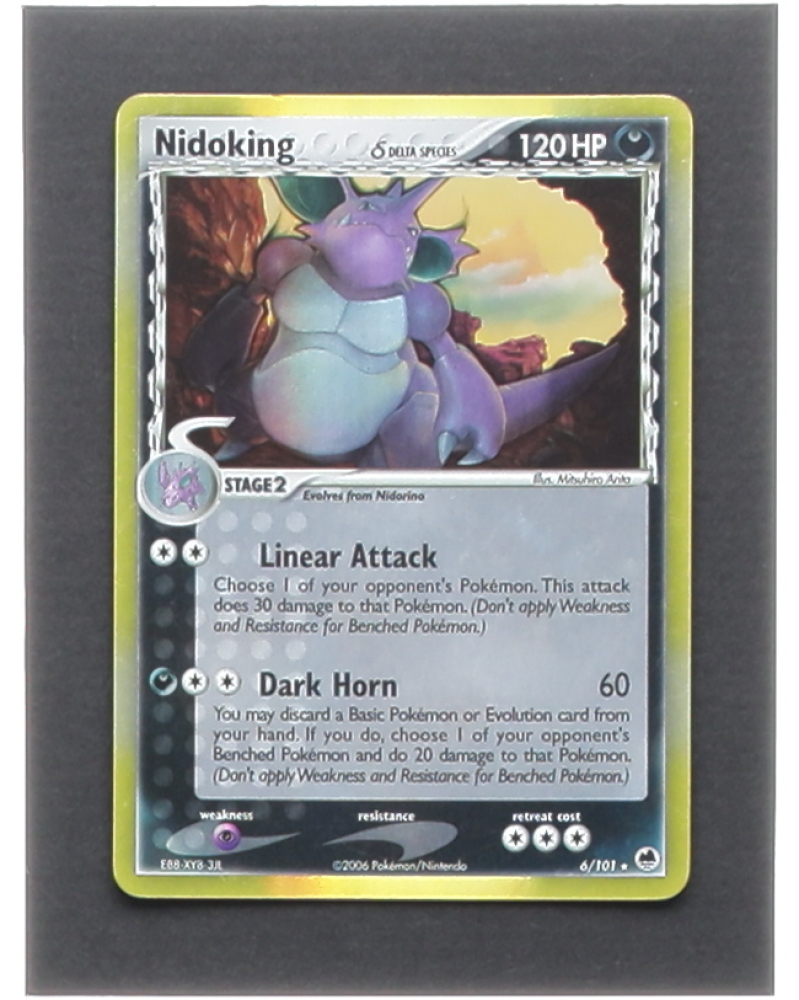 Nidoking 2006 Pokemon EX Dragon Frontiers #6 Reverse Holo | Pristine ...