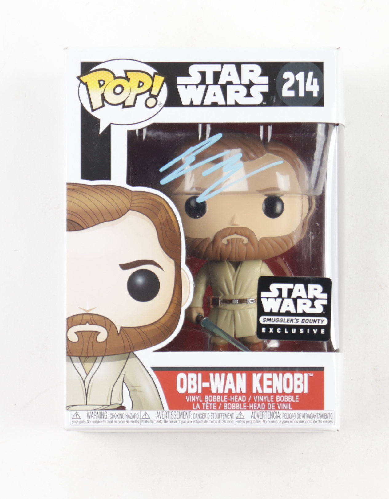 Ewan McGregor Signed "Star Wars" Obi-Wan Kenobi #214 Funko Pop! (Beckett) at PristineAuction.com Ewan McGregor Signed "Star Wars" Obi-Wan Kenobi #214 Funko Pop! (Beckett) at PristineAuction.com