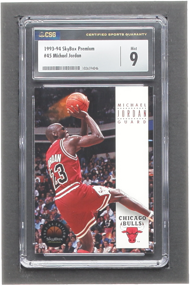 Michael Jordan 1993-94 SkyBox Premium #45 (CSG 9) at PristineAuction.com Michael Jordan 1993-94 SkyBox Premium #45 (CSG 9) at PristineAuction.com