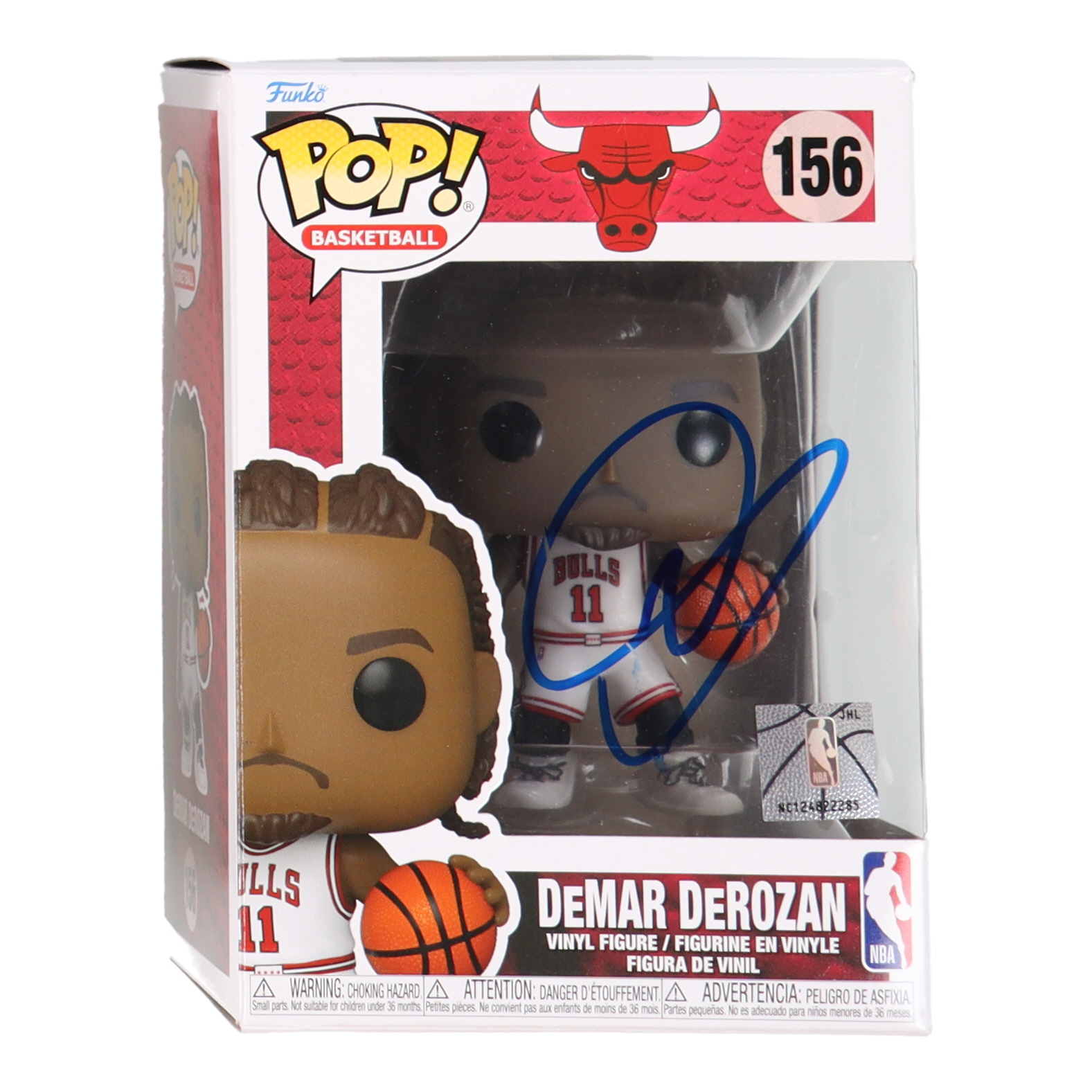 DeMar DeRozan Signed Bulls #156 Funko Pop! Vinyl Figure (PSA) at PristineAuction.com DeMar DeRozan Signed Bulls #156 Funko Pop! Vinyl Figure (PSA) at PristineAuction.com