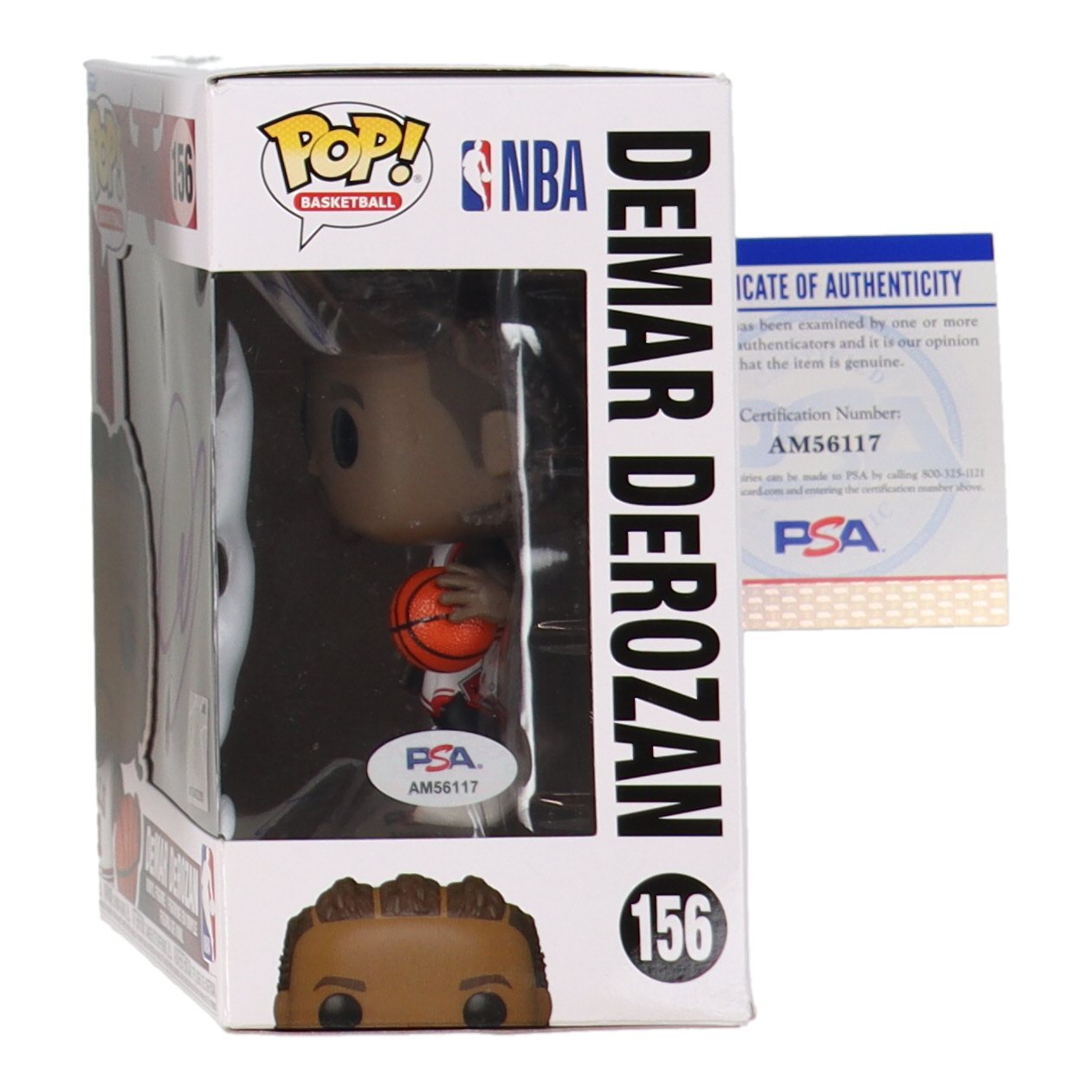 DeMar DeRozan Signed Bulls #156 Funko Pop! Vinyl Figure (PSA) at PristineAuction.com DeMar DeRozan Signed Bulls #156 Funko Pop! Vinyl Figure (PSA) at PristineAuction.com