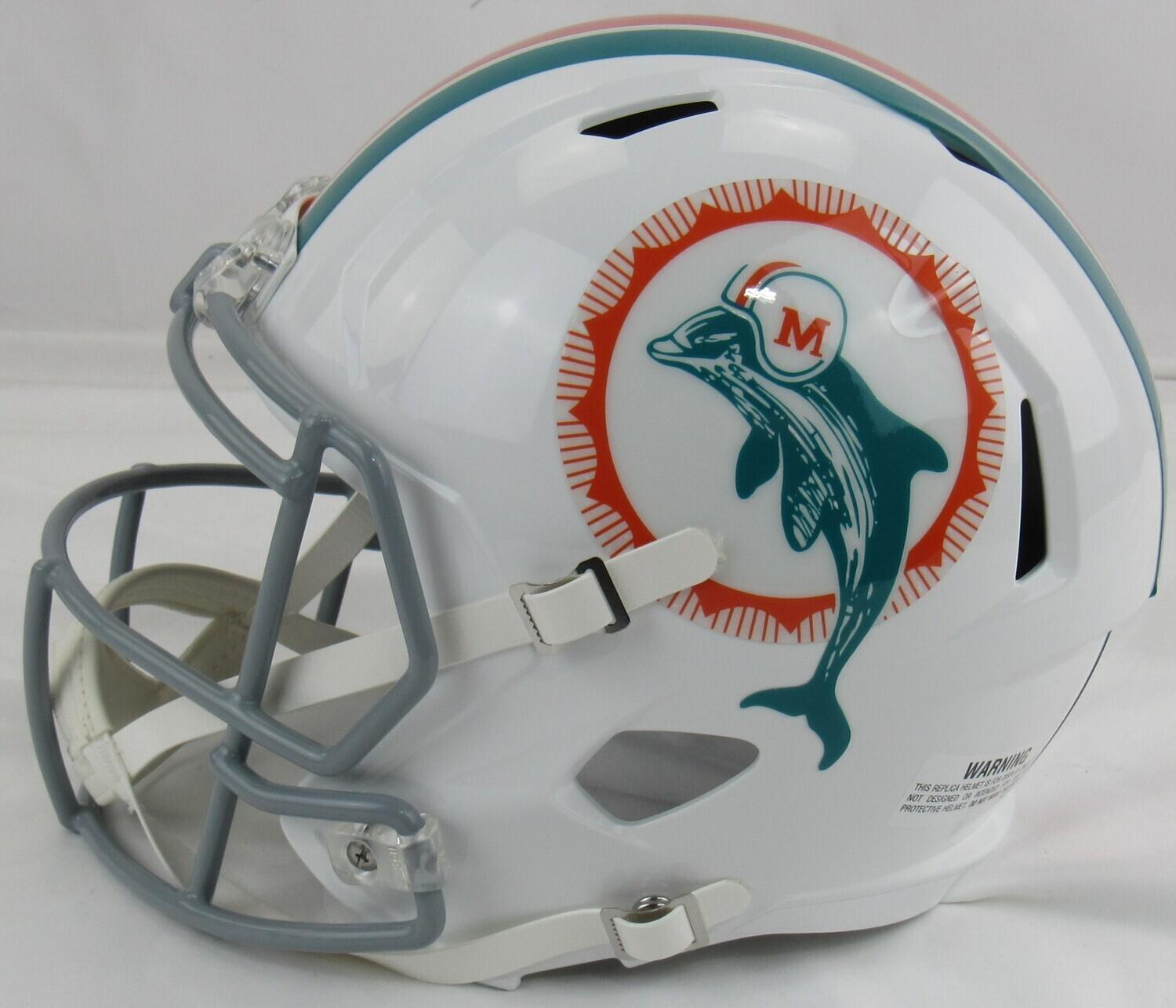 Larry Csonka Signed Dolphins Speed Helmet Inscribed "72 Perfect Season 17-0" (JSA) at PristineAuction.com Larry Csonka Signed Dolphins Speed Helmet Inscribed "72 Perfect Season 17-0" (JSA) at PristineAuction.com