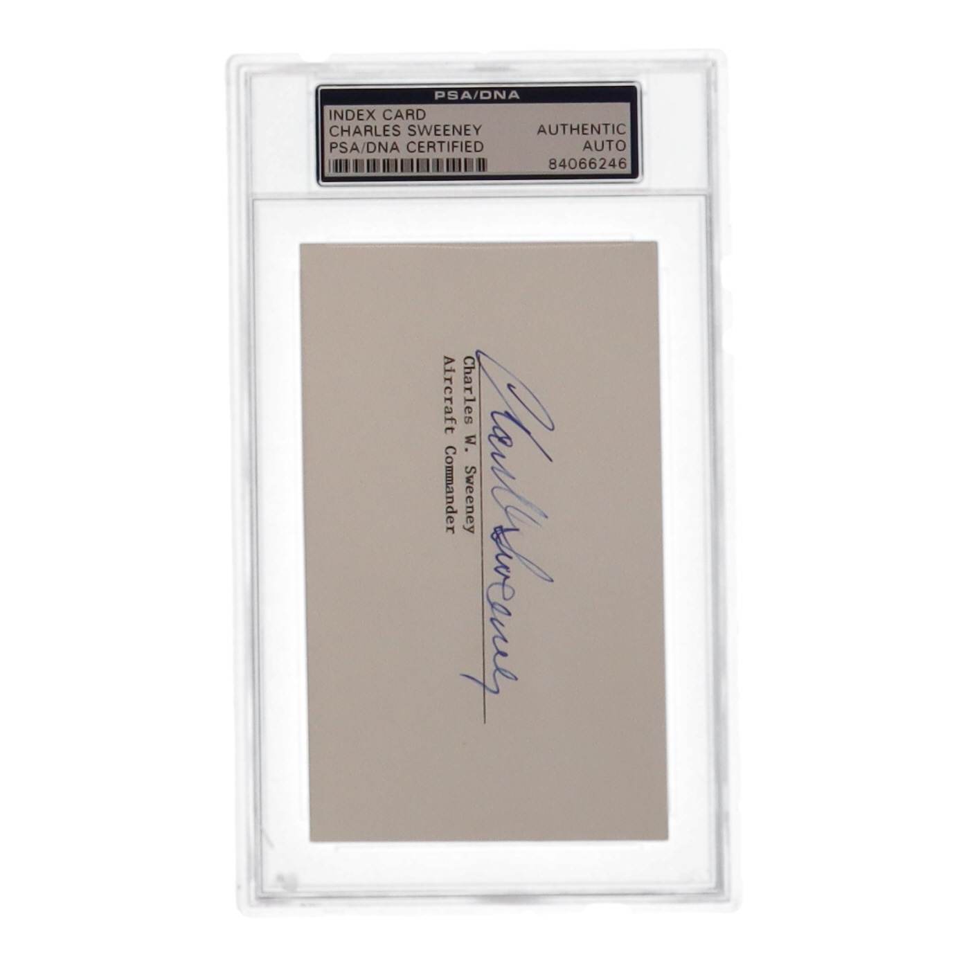 Charles Sweeney Signed Cut (PSA) at PristineAuction.com Charles Sweeney Signed Cut (PSA) at PristineAuction.com