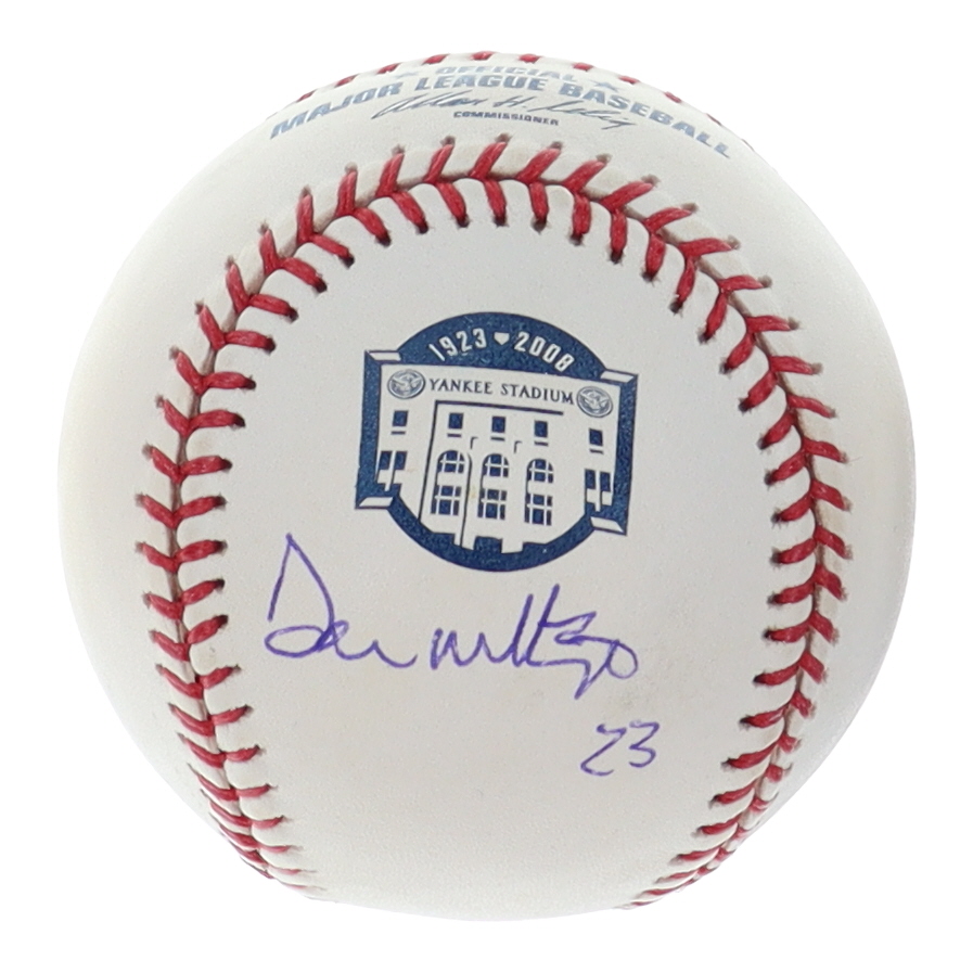 Don Mattingly Signed OML Baseball (Beckett) at PristineAuction.com Don Mattingly Signed OML Baseball (Beckett) at PristineAuction.com