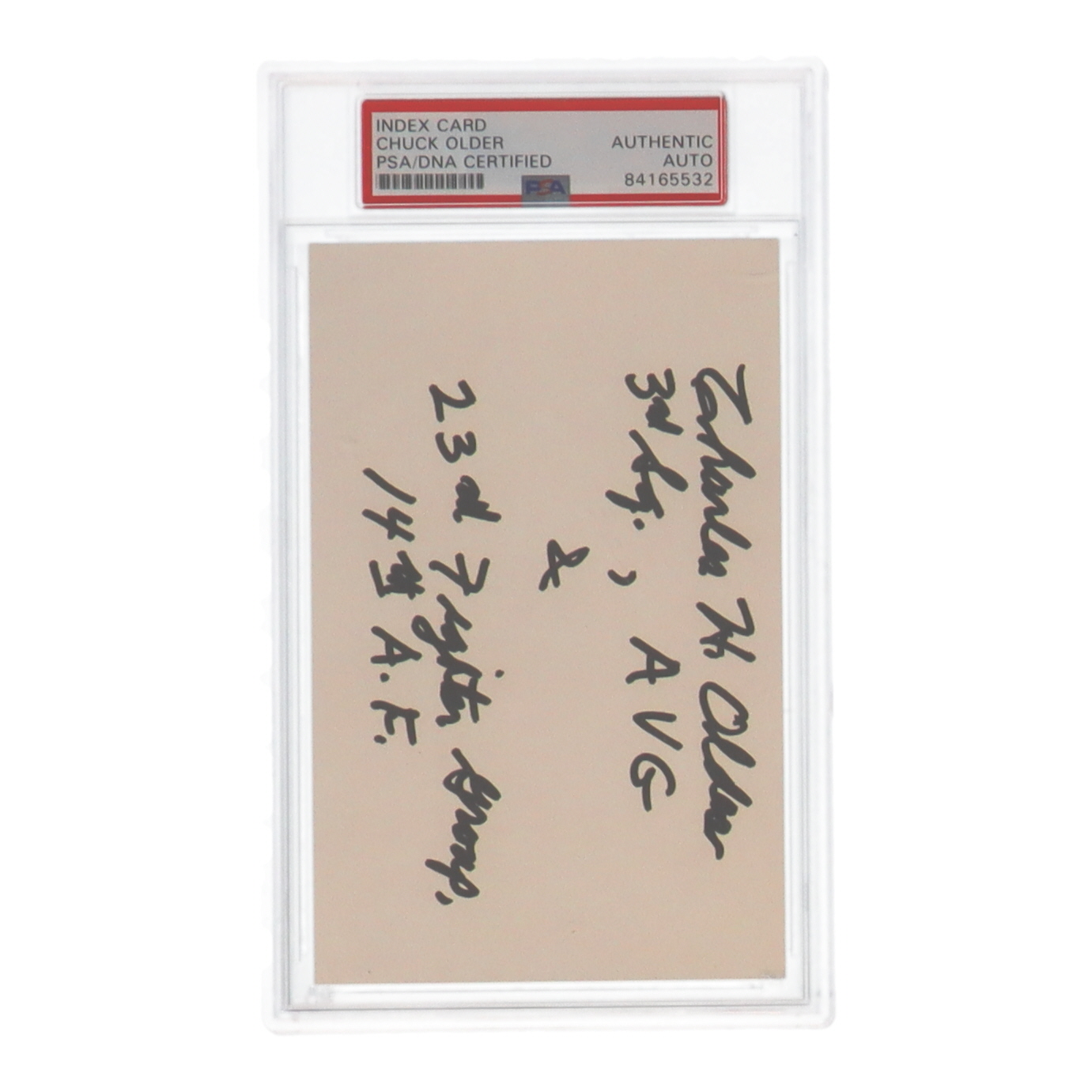 Charles Older Signed Cut with Inscription (PSA) at PristineAuction.com Charles Older Signed Cut with Inscription (PSA) at PristineAuction.com