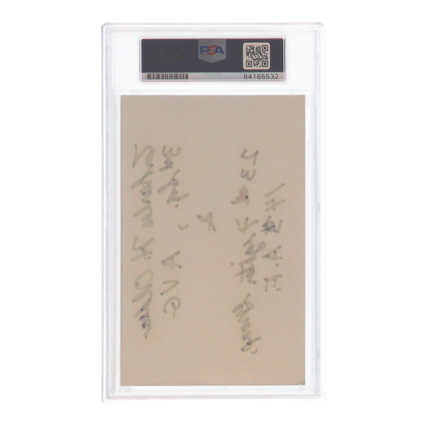 Charles Older Signed Cut with Inscription (PSA) at PristineAuction.com Charles Older Signed Cut with Inscription (PSA) at PristineAuction.com