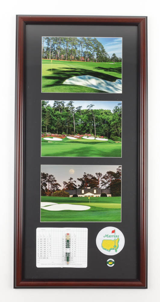 Augusta National Custom Framed (3) Print Display with an Official ...
