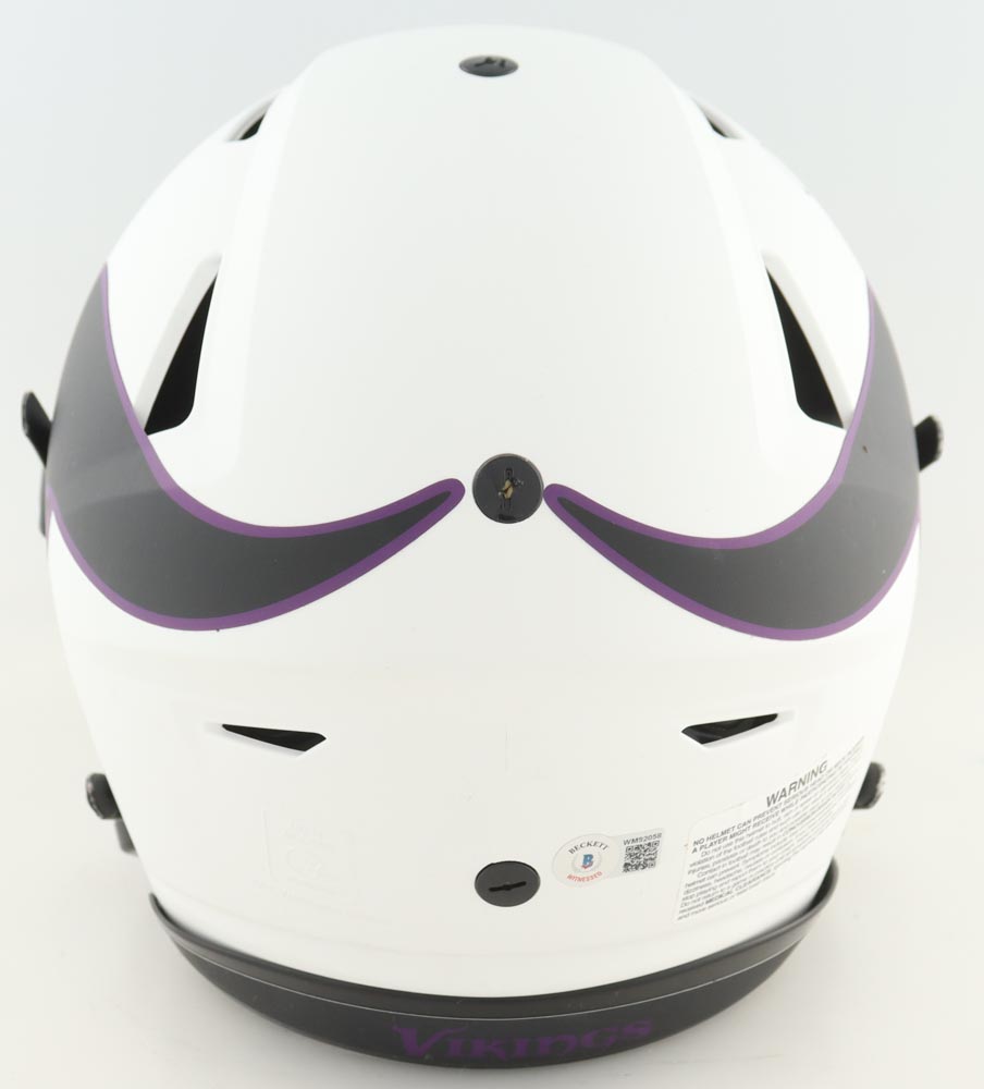 Justin Jefferson Signed Vikings Full-Size Authentic On-Field Lunar Eclipse Alternate Speed-Flex Helmet (Beckett) at PristineAuction.com Justin Jefferson Signed Vikings Full-Size Authentic On-Field Lunar Eclipse Alternate Speed-Flex Helmet (Beckett) at PristineAuction.com