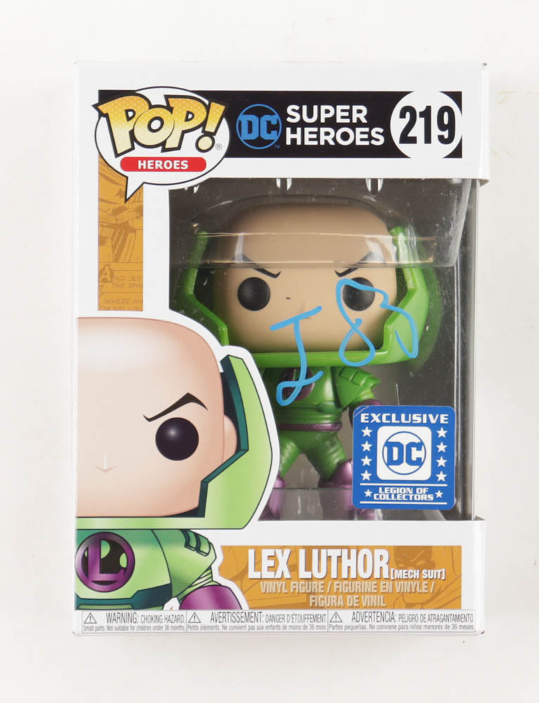 Jesse Eisenberg Signed "DC Super Heroes" #219 Lex Luthor (Mech Suit) Funko Pop! Vinyl Figure (AutographCOA) at PristineAuction.com Jesse Eisenberg Signed "DC Super Heroes" #219 Lex Luthor (Mech Suit) Funko Pop! Vinyl Figure (AutographCOA) at PristineAuction.com
