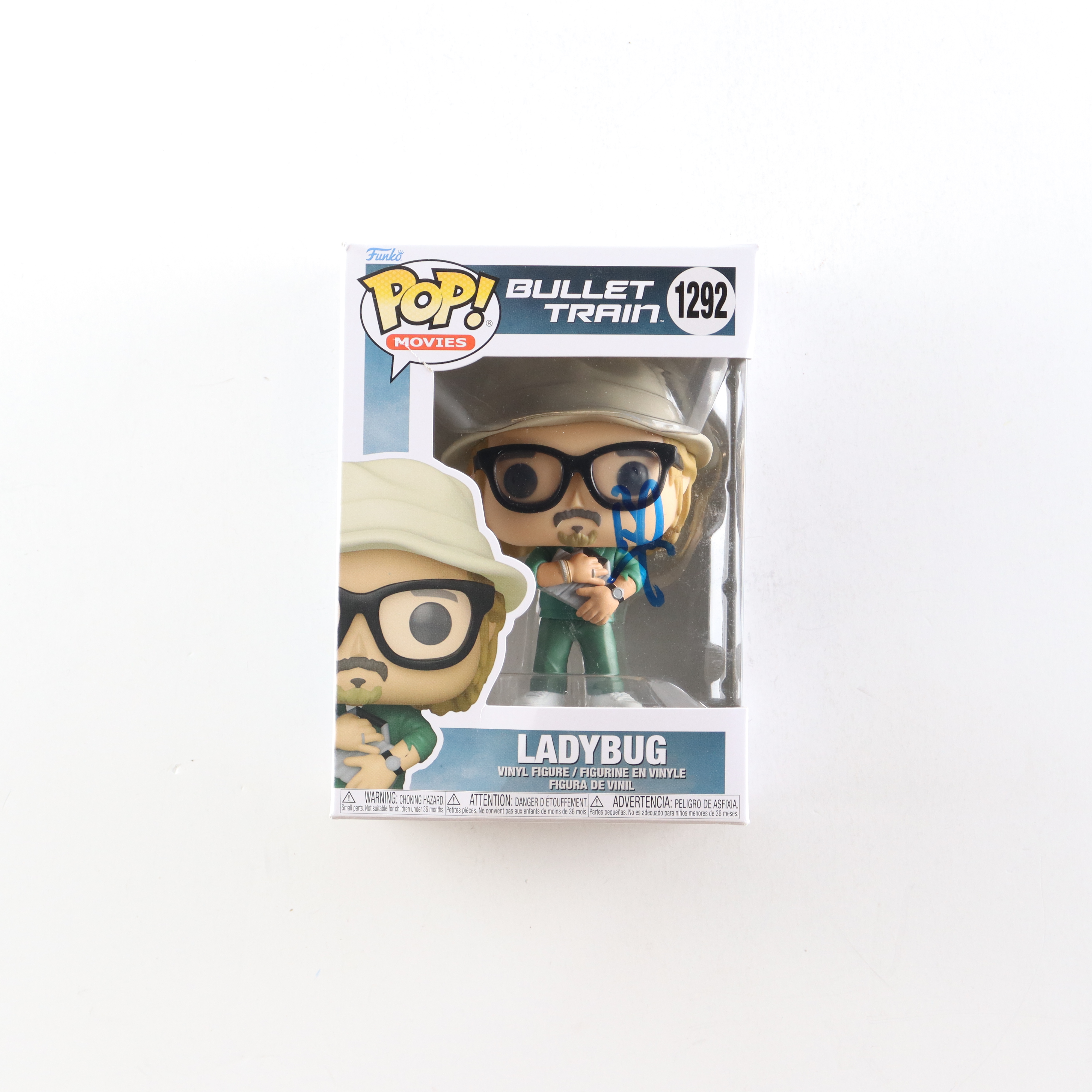 Brad Pitt Signed "Bullet Train" #314 1292 ladybug funko pop! Heroes Vinyl Figure (AutographCOA) at PristineAuction.com Brad Pitt Signed "Bullet Train" #314 1292 ladybug funko pop! Heroes Vinyl Figure (AutographCOA) at PristineAuction.com