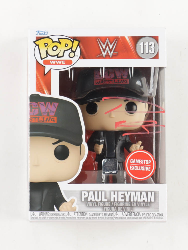 Paul Heyman Signed "WWE" #113 Paul Heyman Funko Pop! Vinyl Figure (AutographCOA) at PristineAuction.com Paul Heyman Signed "WWE" #113 Paul Heyman Funko Pop! Vinyl Figure (AutographCOA) at PristineAuction.com