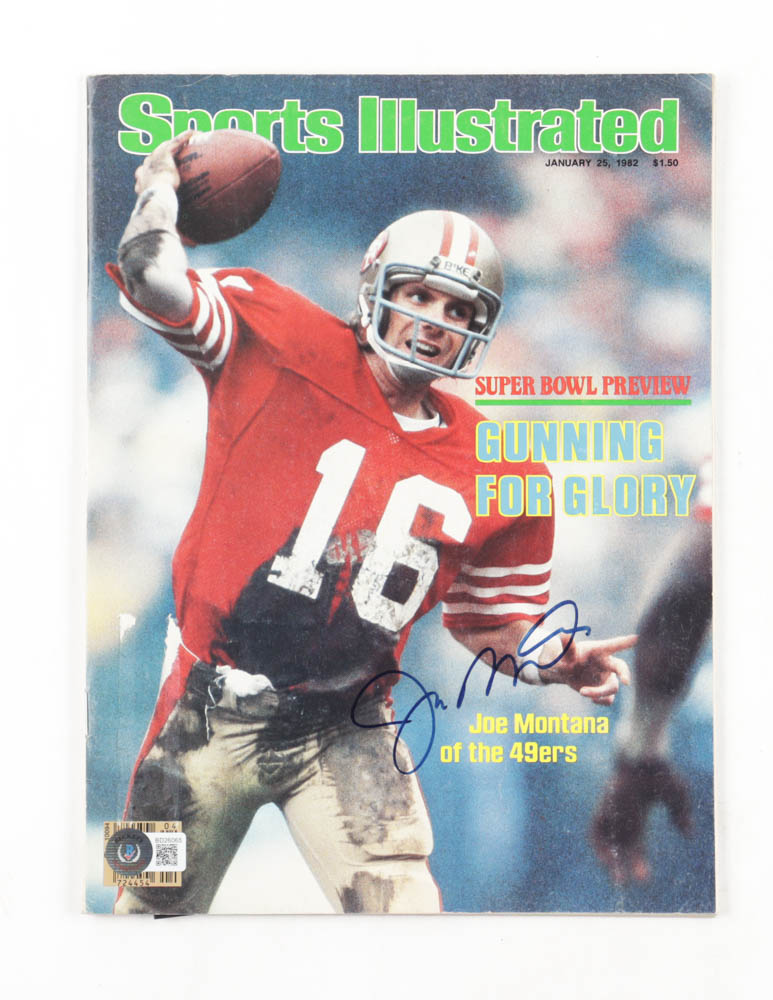 Joe Montana Signed 1982 "Sports Illustrated" Magazine (Beckett) at PristineAuction.com Joe Montana Signed 1982 "Sports Illustrated" Magazine (Beckett) at PristineAuction.com
