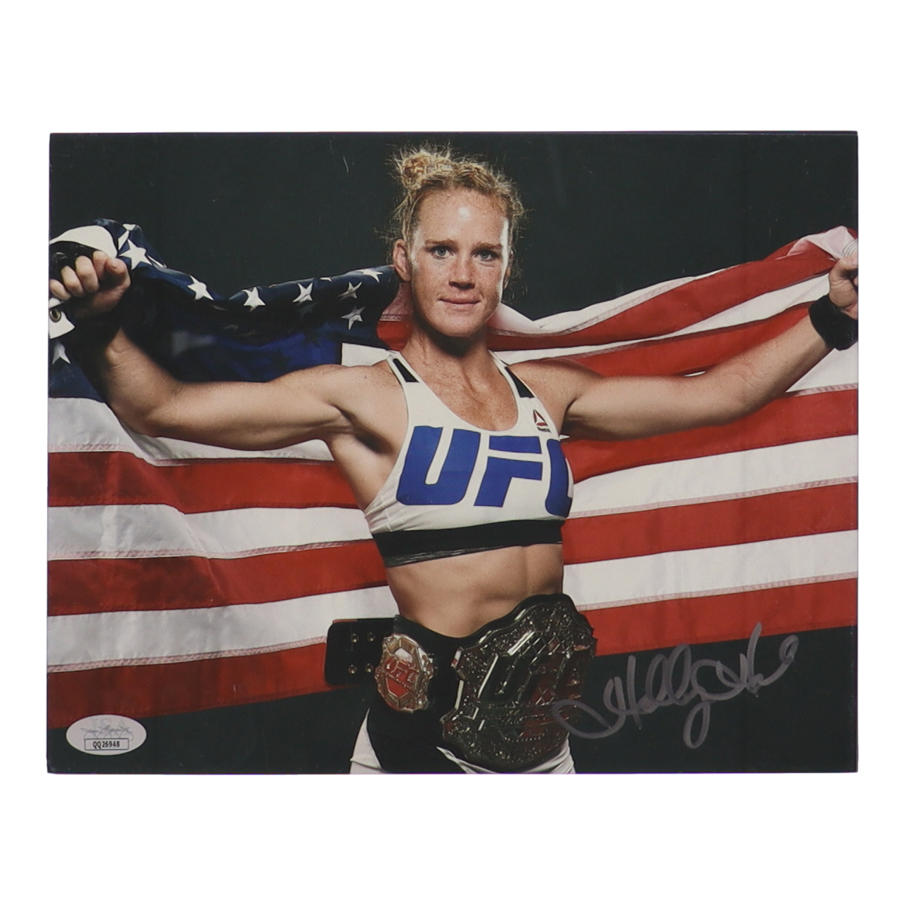 Holly Holm Signed UFC 8x10 Photo (JSA) at PristineAuction.com Holly Holm Signed UFC 8x10 Photo (JSA) at PristineAuction.com
