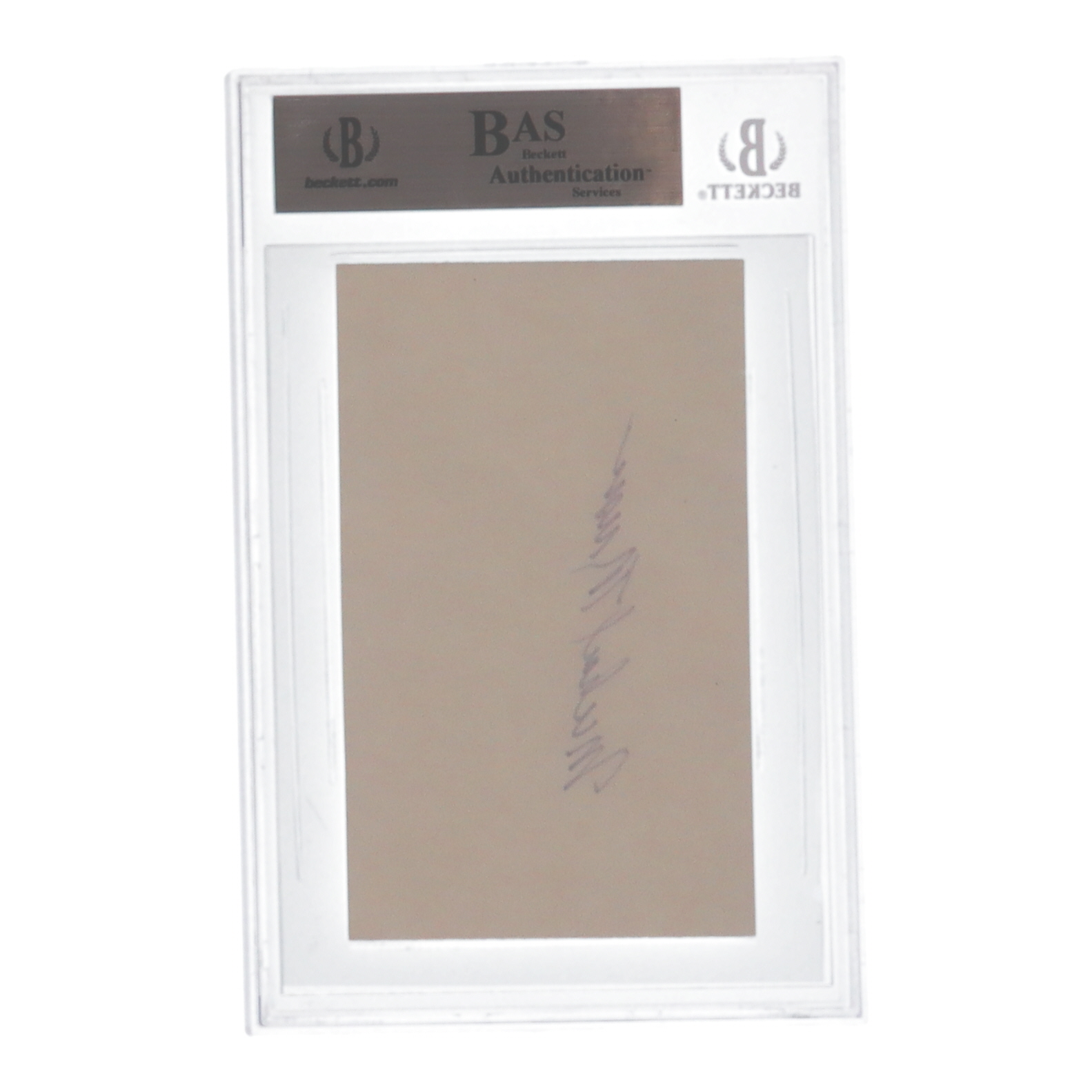 Michael Russo Signed 3x5.5 Cut (Beckett) at PristineAuction.com Michael Russo Signed 3x5.5 Cut (Beckett) at PristineAuction.com