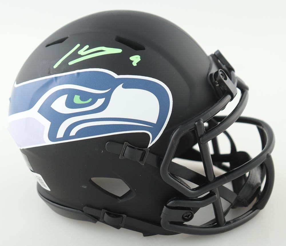 Kenneth Walker III Signed Seahawks Matte Black Speed Mini Helmet (Beckett) at PristineAuction.com Kenneth Walker III Signed Seahawks Matte Black Speed Mini Helmet (Beckett) at PristineAuction.com