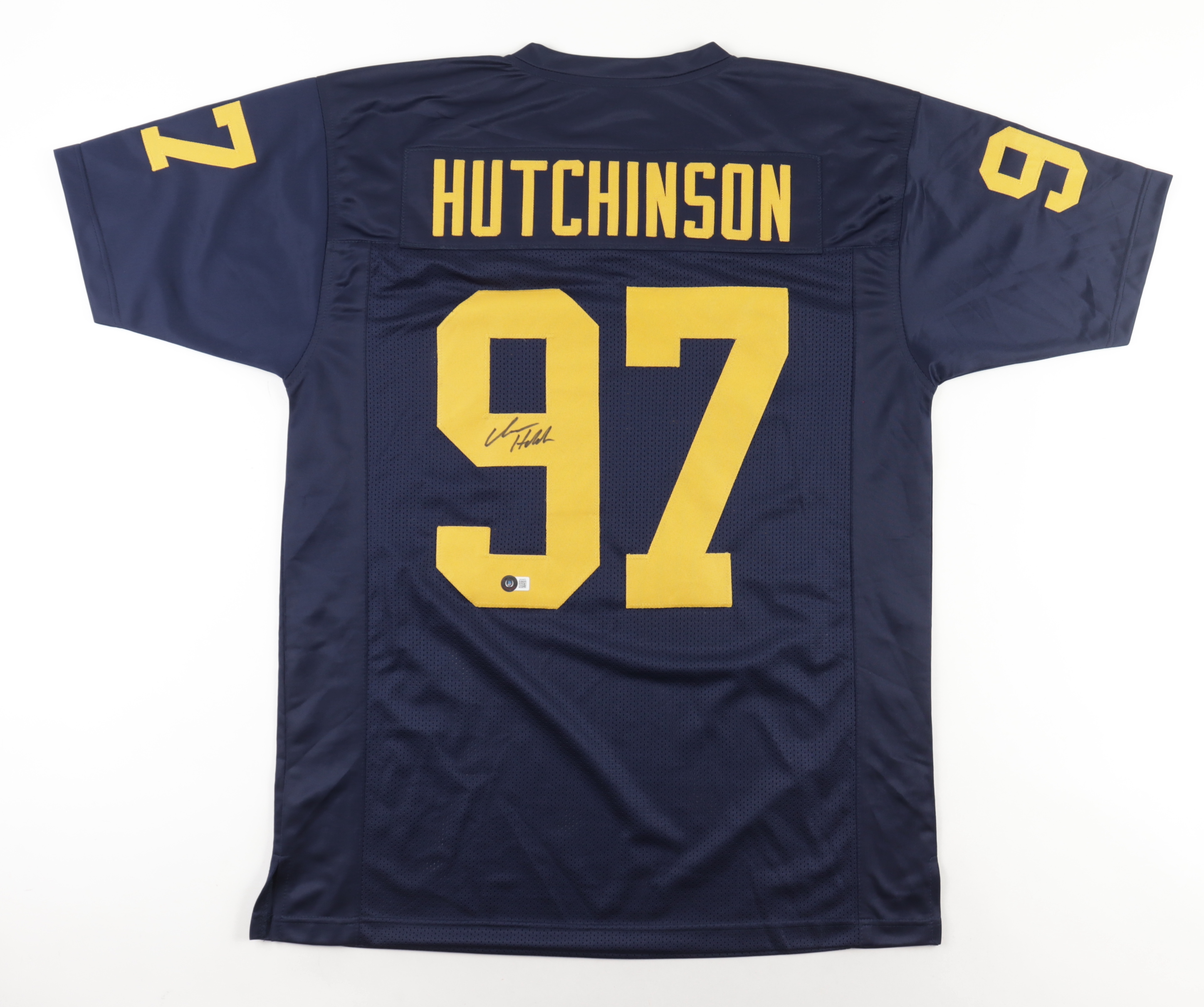 Aidan Hutchinson Signed Jersey (Beckett) at PristineAuction.com Aidan Hutchinson Signed Jersey (Beckett) at PristineAuction.com