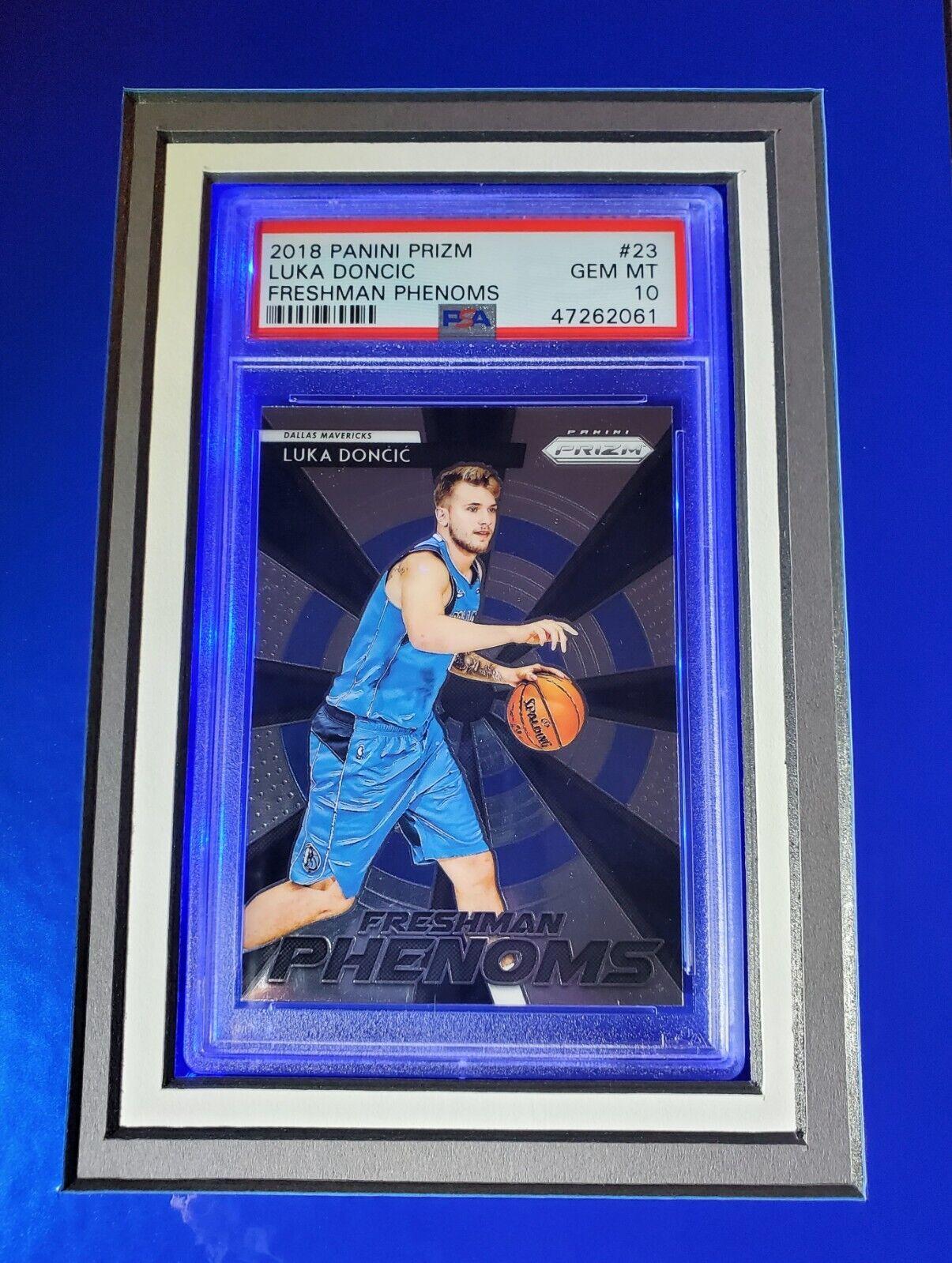 Luka Doncic Signed 33x42 Custom Framed Jersey Display (Fanatics) at PristineAuction.com Luka Doncic Signed 33x42 Custom Framed Jersey Display (Fanatics) at PristineAuction.com