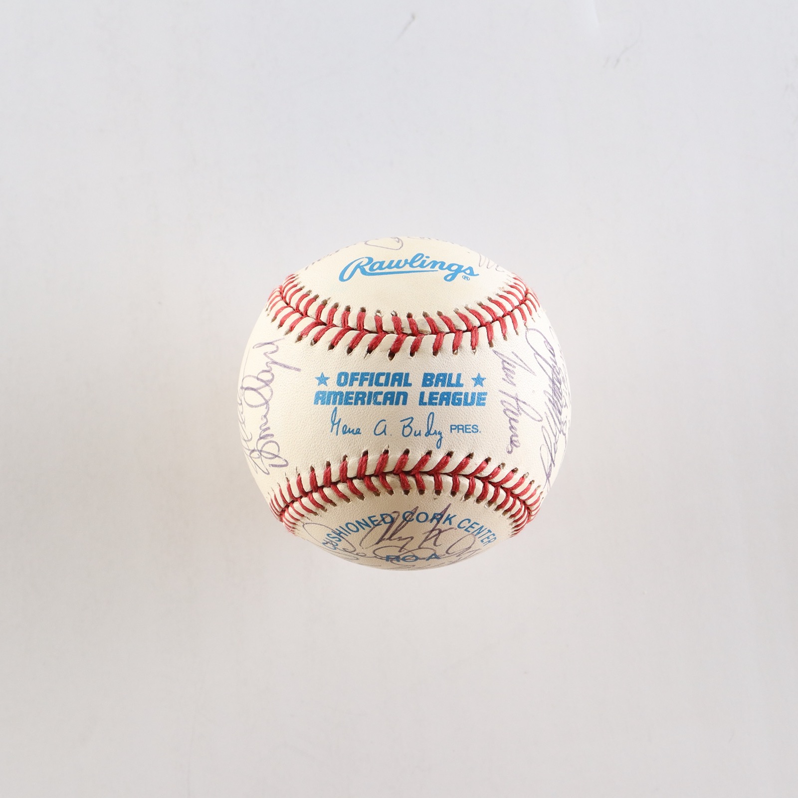 1996 Yankees OAL Baseball Signed by (22) with Derek Jeter, Mariano Rivera, Andy Pettitte, Bernie Williams Inscribed "1996 World Champs" with Display Case (PSA) at PristineAuction.com 1996 Yankees OAL Baseball Signed by (22) with Derek Jeter, Mariano Rivera, Andy Pettitte, Bernie Williams Inscribed "1996 World Champs" with Display Case (PSA) at PristineAuction.com