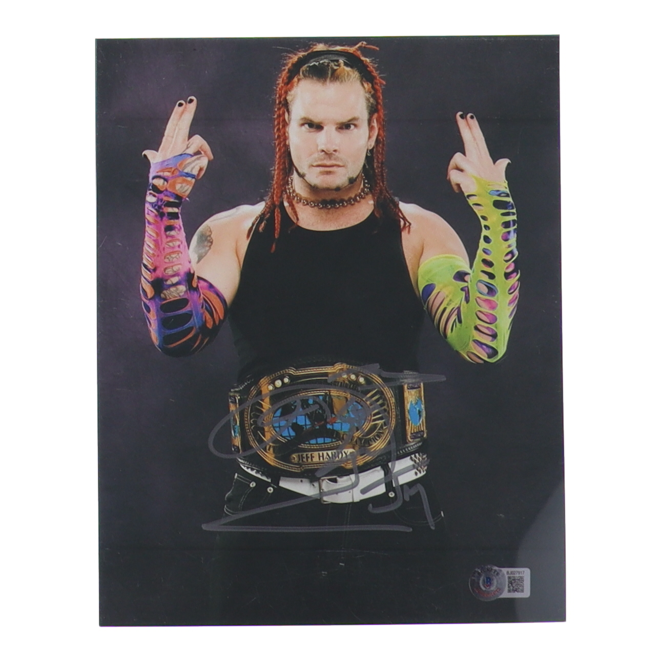 Jeff Hardy Signed WWE 8x10 Photo (Beckett) at PristineAuction.com Jeff Hardy Signed WWE 8x10 Photo (Beckett) at PristineAuction.com