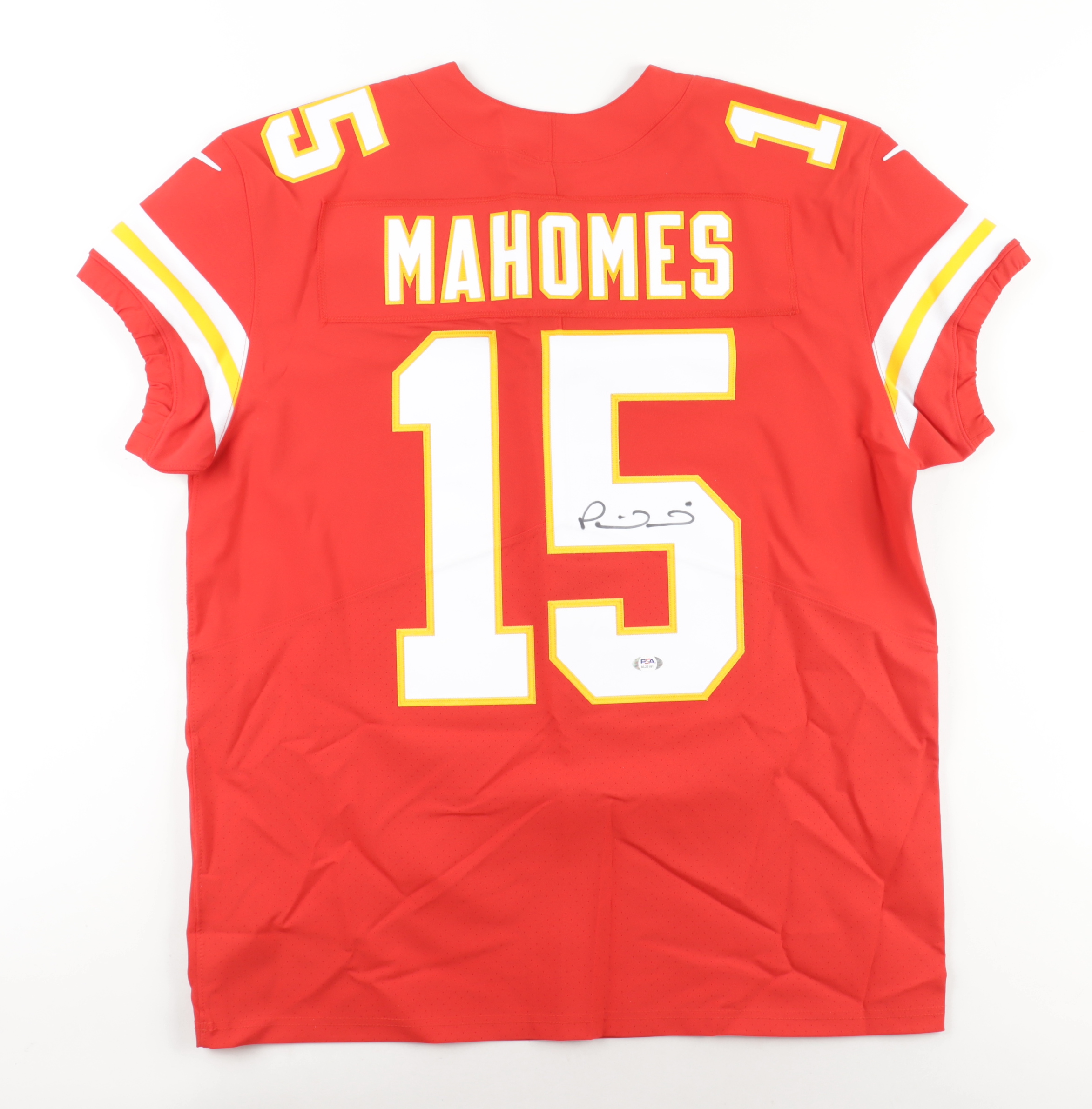 Patrick Mahomes Signed Chiefs Jersey (PSA) at PristineAuction.com Patrick Mahomes Signed Chiefs Jersey (PSA) at PristineAuction.com