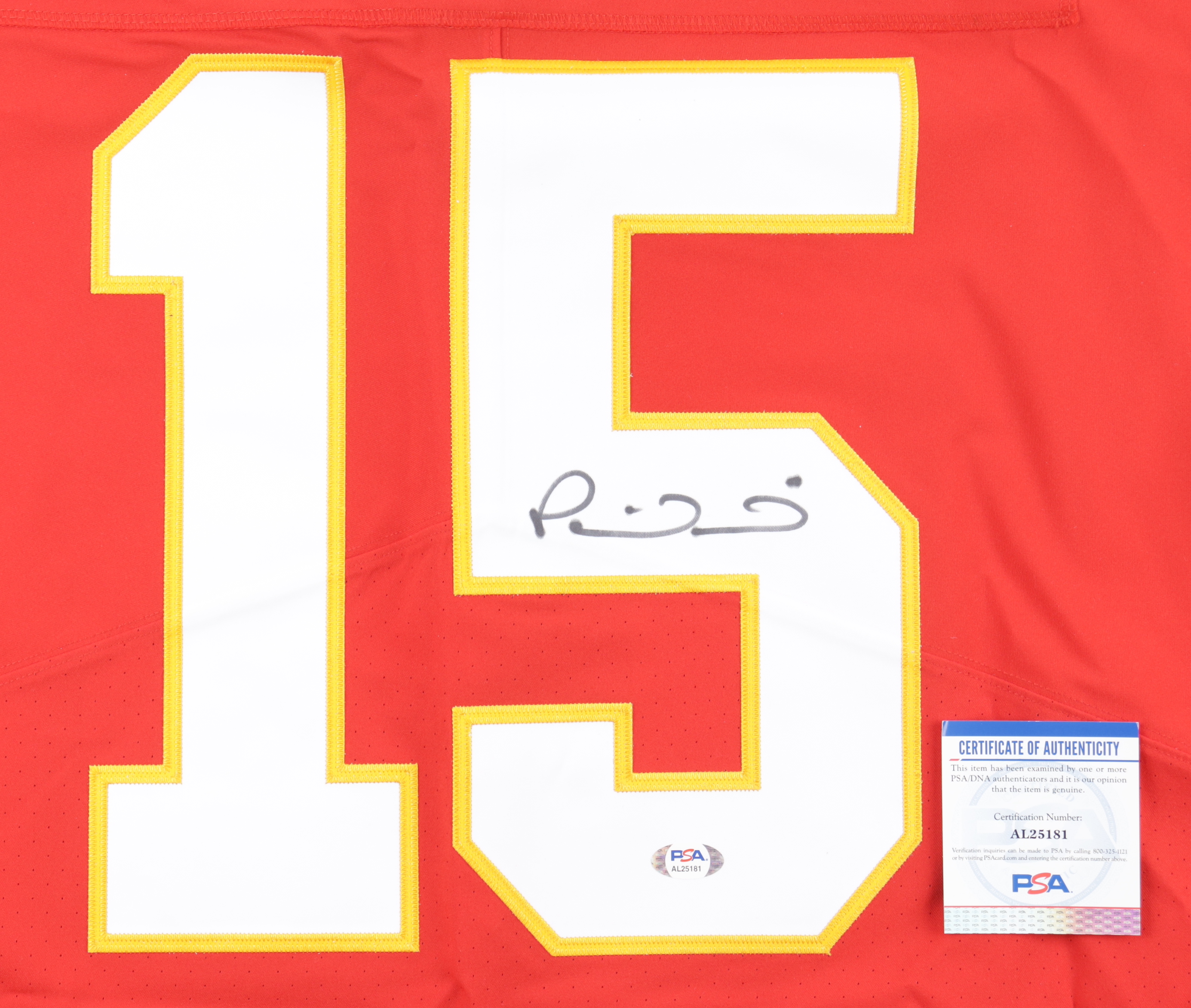 Patrick Mahomes Signed Chiefs Jersey (PSA) at PristineAuction.com Patrick Mahomes Signed Chiefs Jersey (PSA) at PristineAuction.com