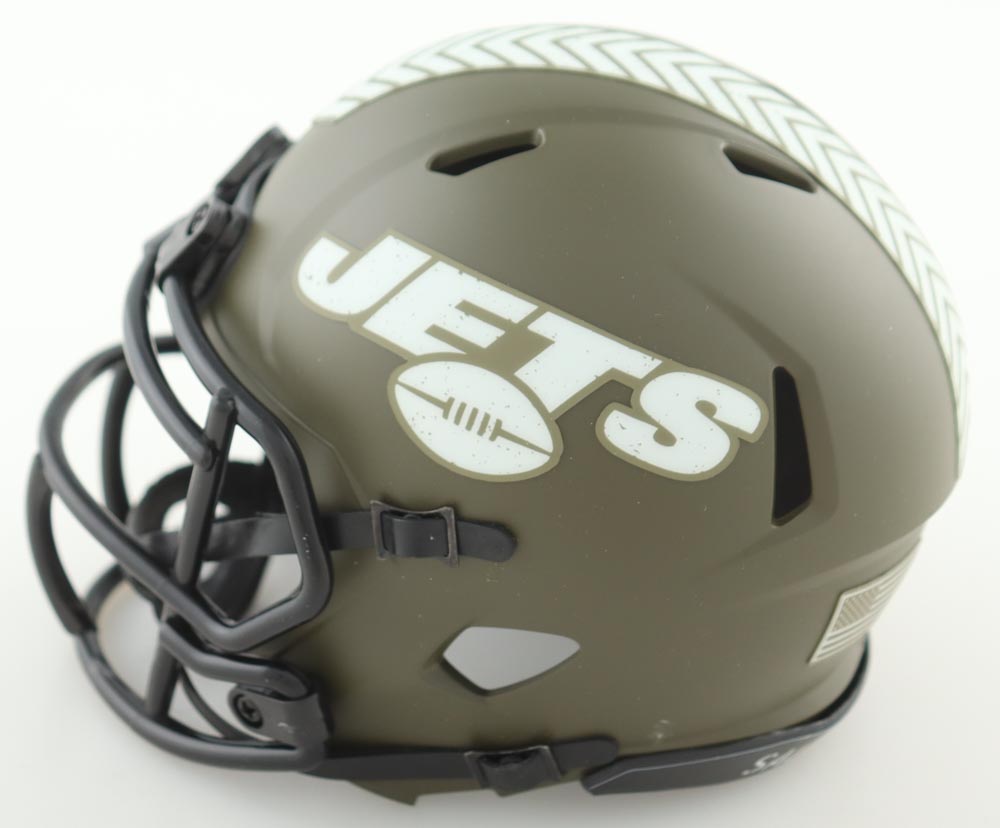 Ahmad Gardner Signed Jets Salute To Service Alternate Speed Mini Helmet (Beckett) at PristineAuction.com Ahmad Gardner Signed Jets Salute To Service Alternate Speed Mini Helmet (Beckett) at PristineAuction.com