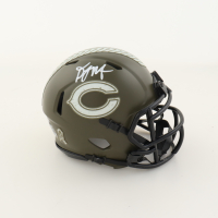 D.J. Moore Signed Bears Salute To Service Alternate Speed Mini Helmet (Beckett) at PristineAuction.com